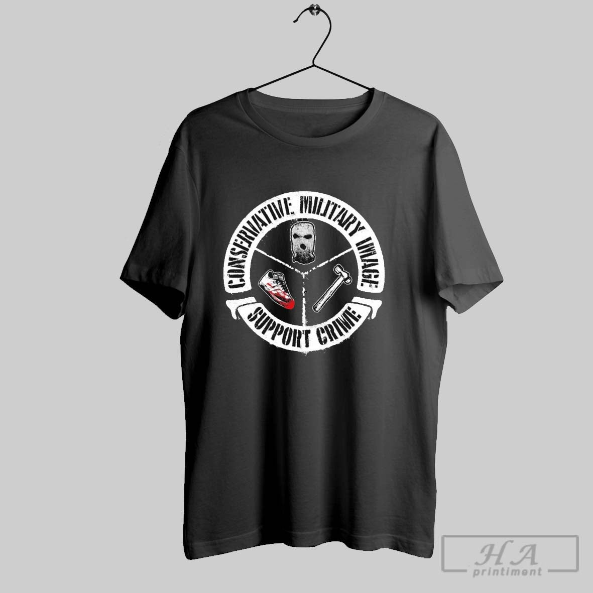 Black Copy Tank Top Classic Design