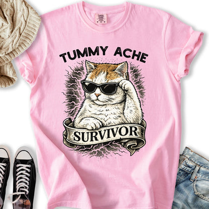 Tummy Ache Survivor T Tee Trendy Apparel