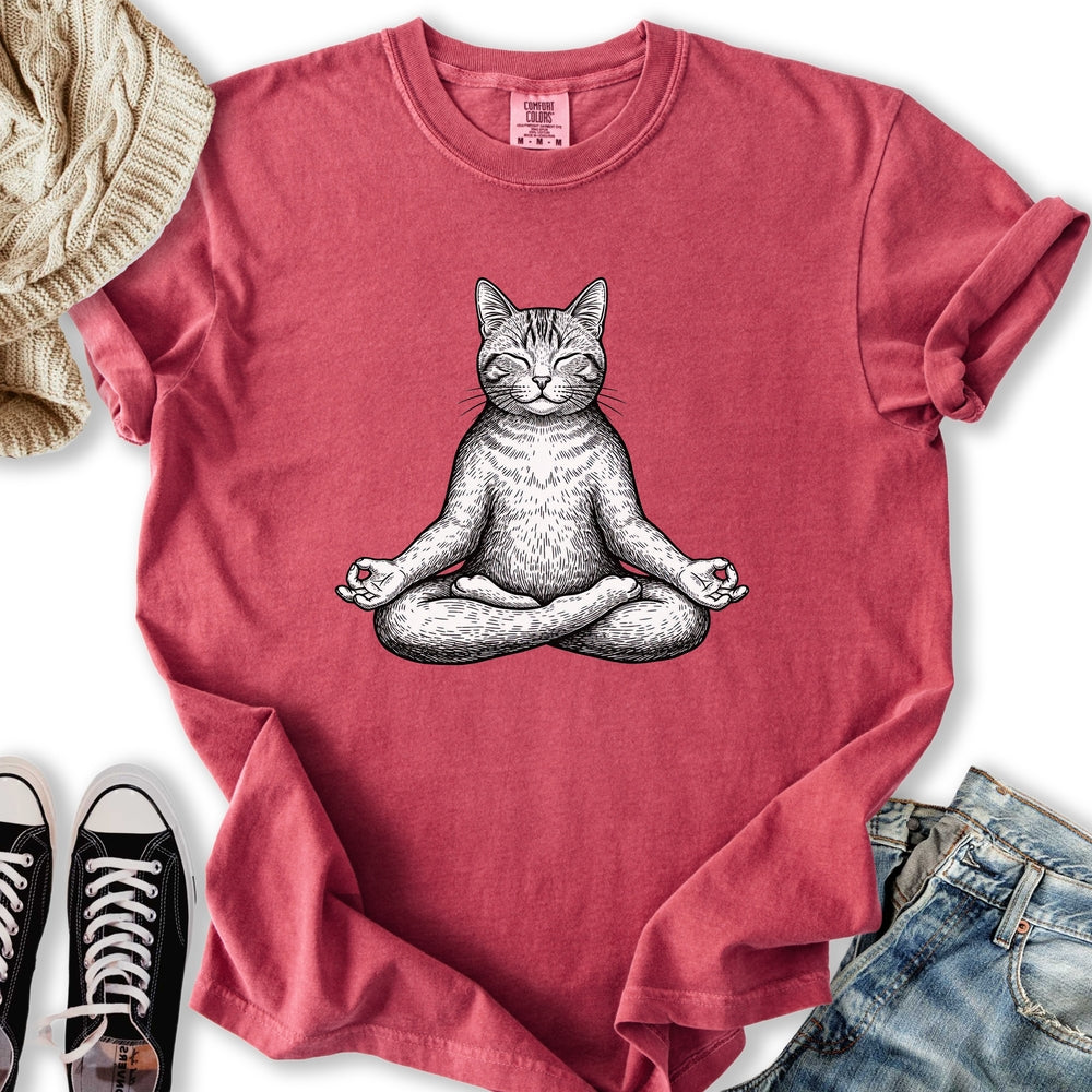 Yoga Lotus Cat T Tank Top Premium Look