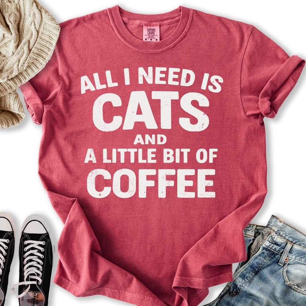 Cats And Coffee T Sweatshirt Premium Design