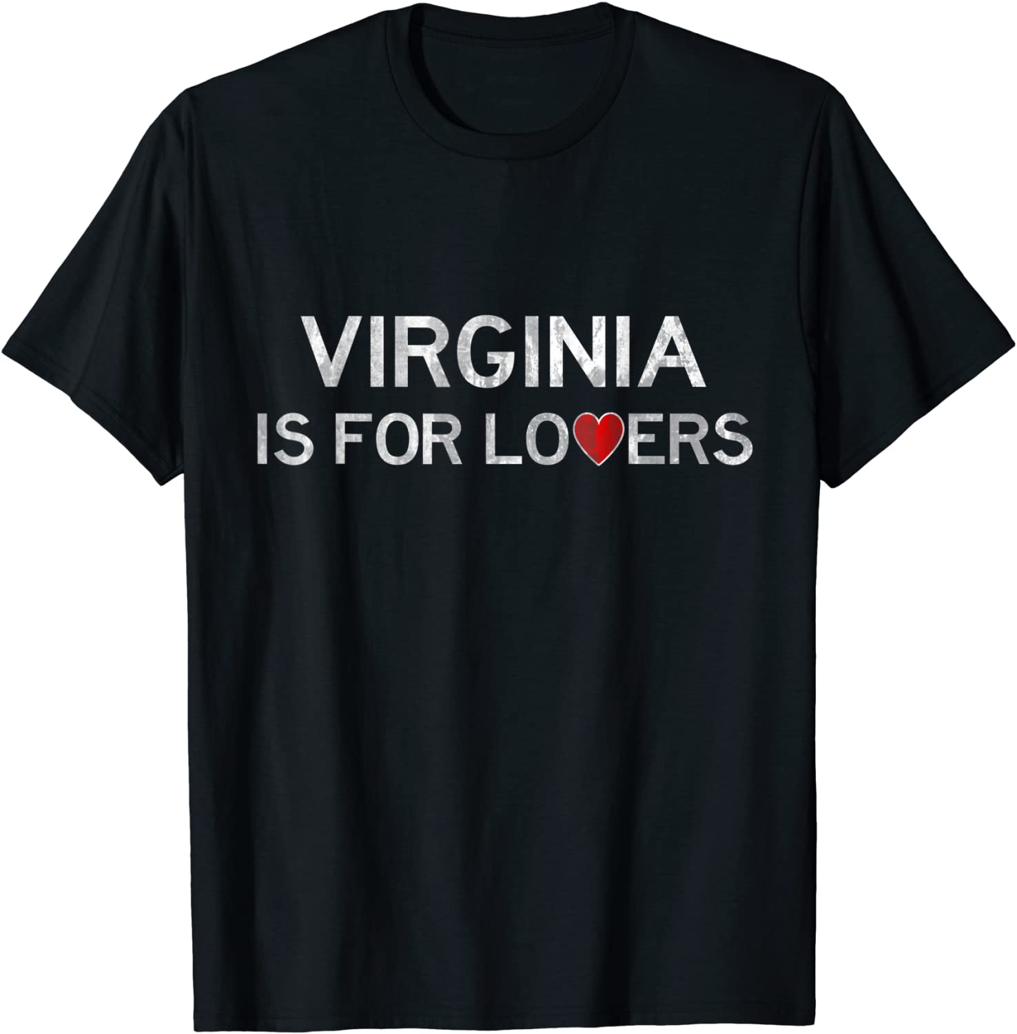 Virginia Is For The Lovers Shirt Distressed Design T-Shirt