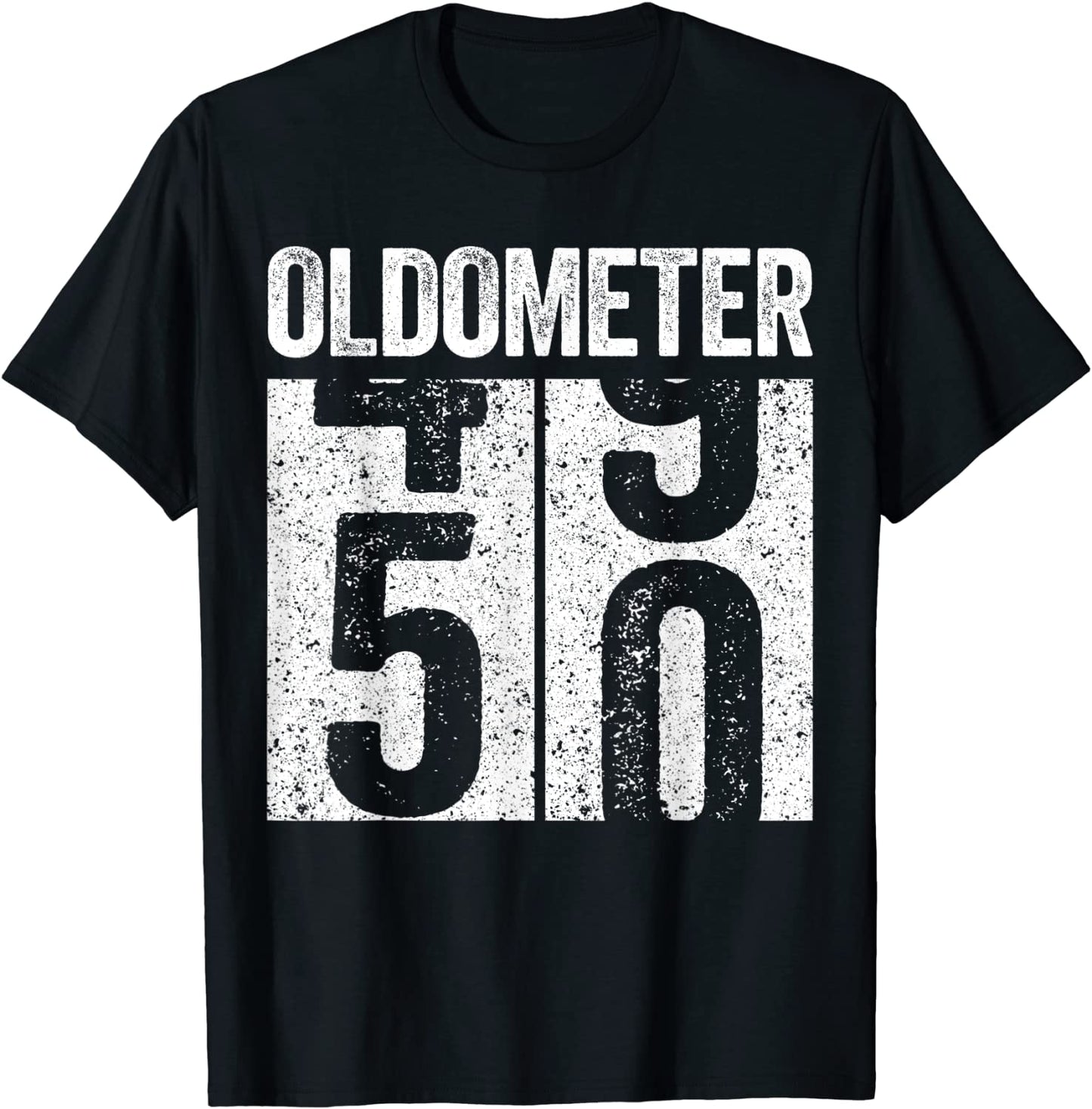 Oldometer 50 T-Shirt 50th Birthday Gift Shirt T-Shirt