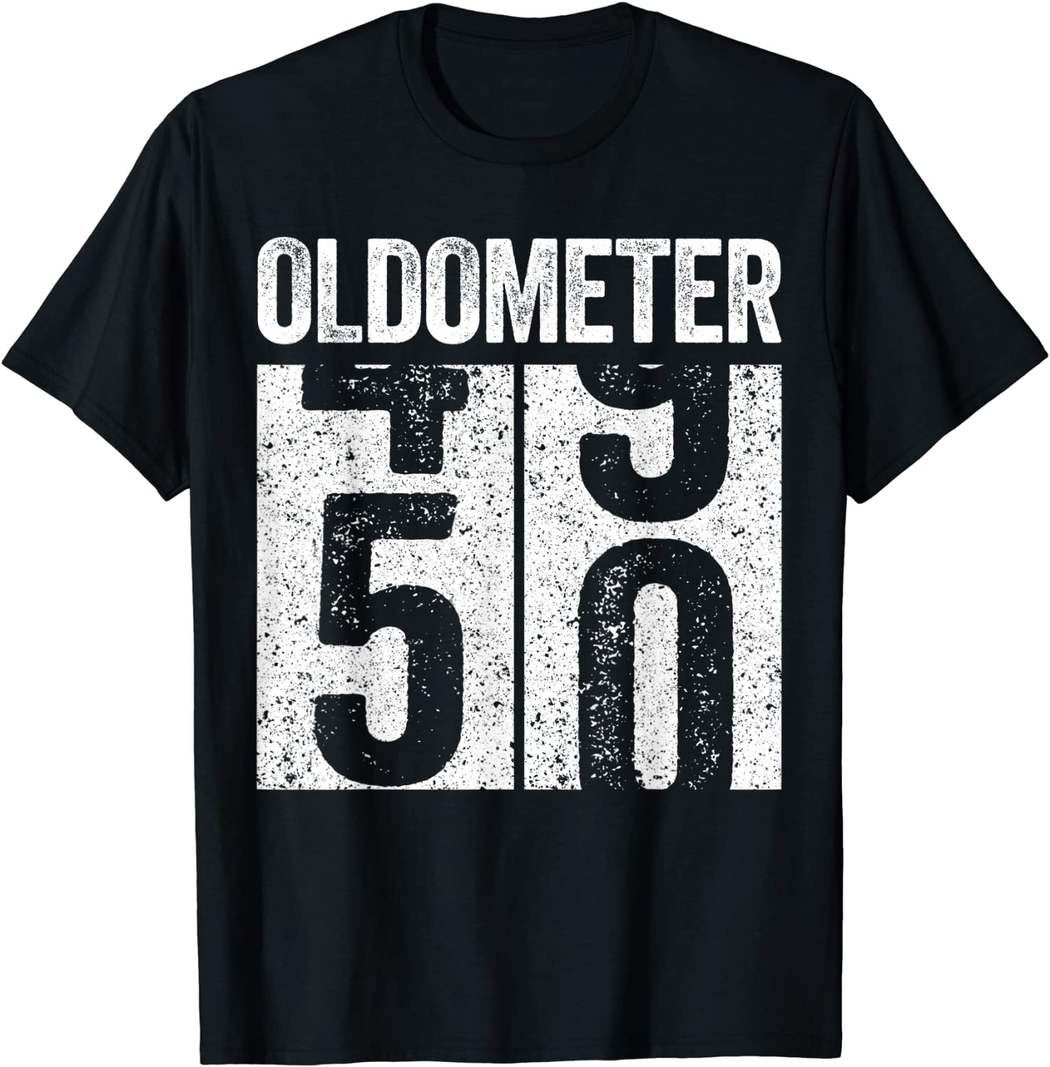 Oldometer 50 T-Shirt 50th Birthday Gift Shirt T-Shirt