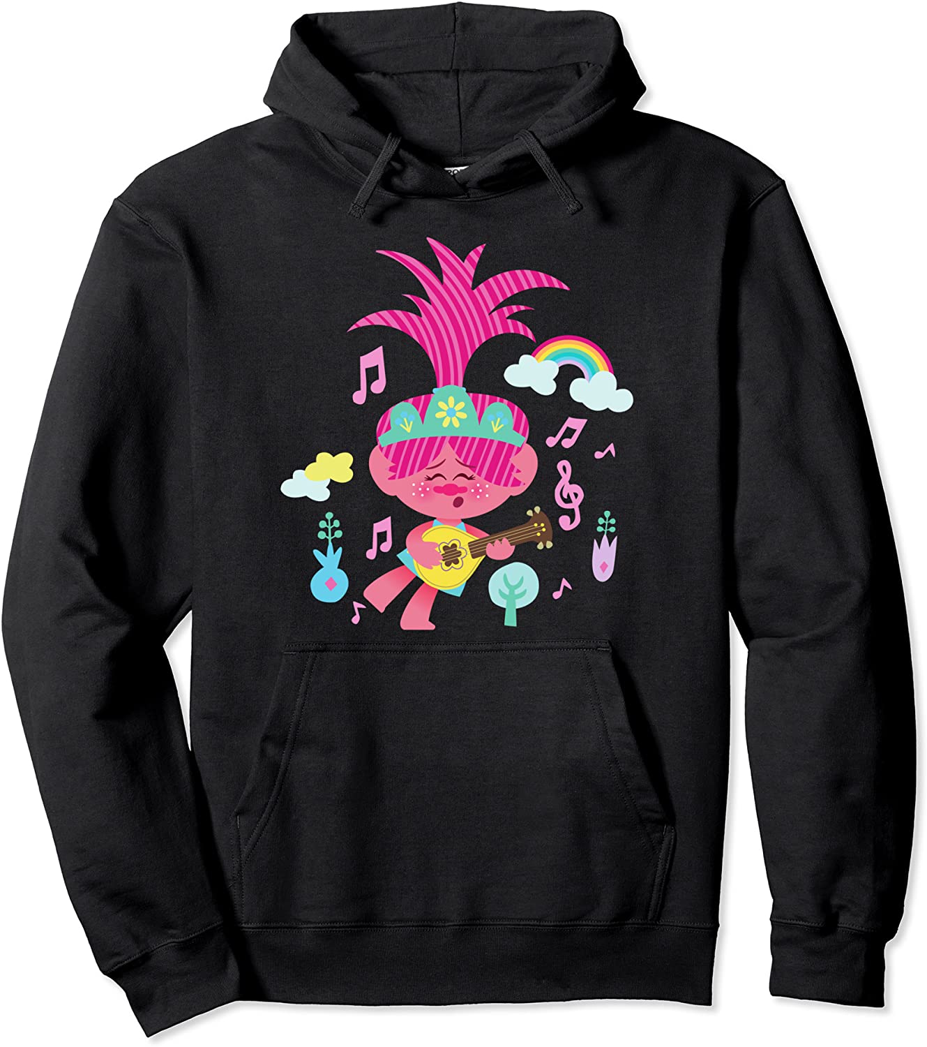 Trolls World Tour Poppy Sings Pullover Hoodie