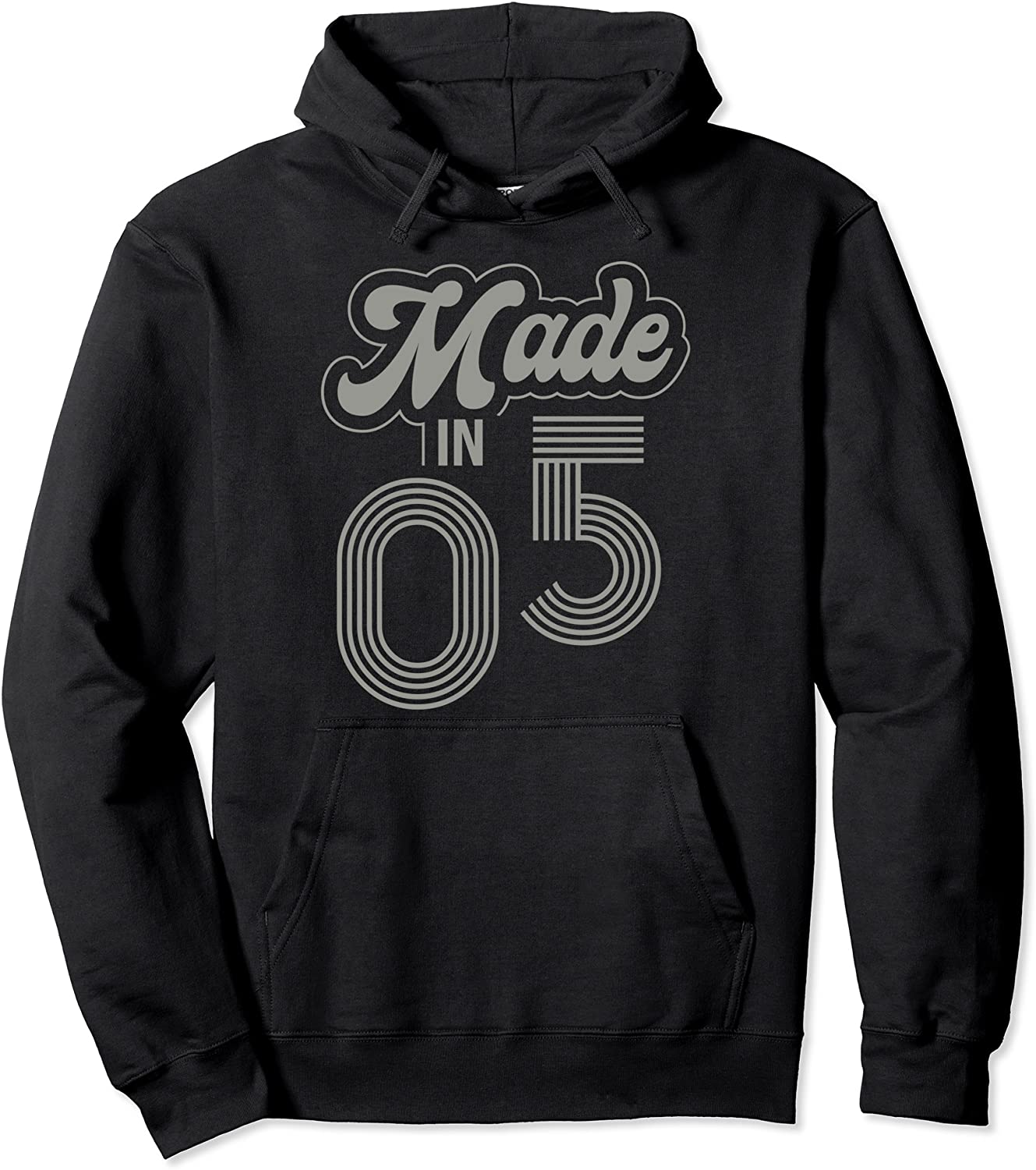 Made in 2005 Birthday Retro Gift Idea Pullover Hoodie