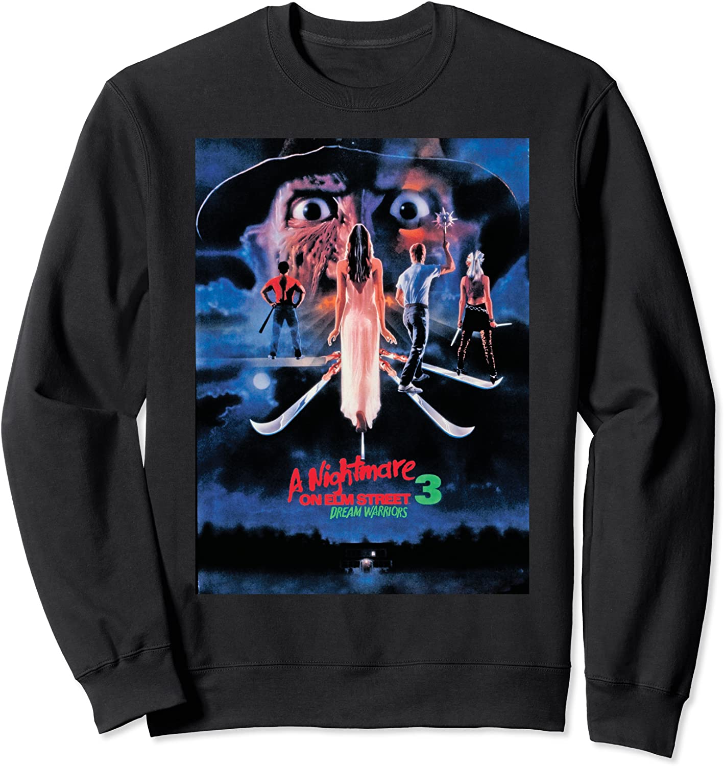 A Nightmare On Elm Street 3 Poster Sweatshirt
