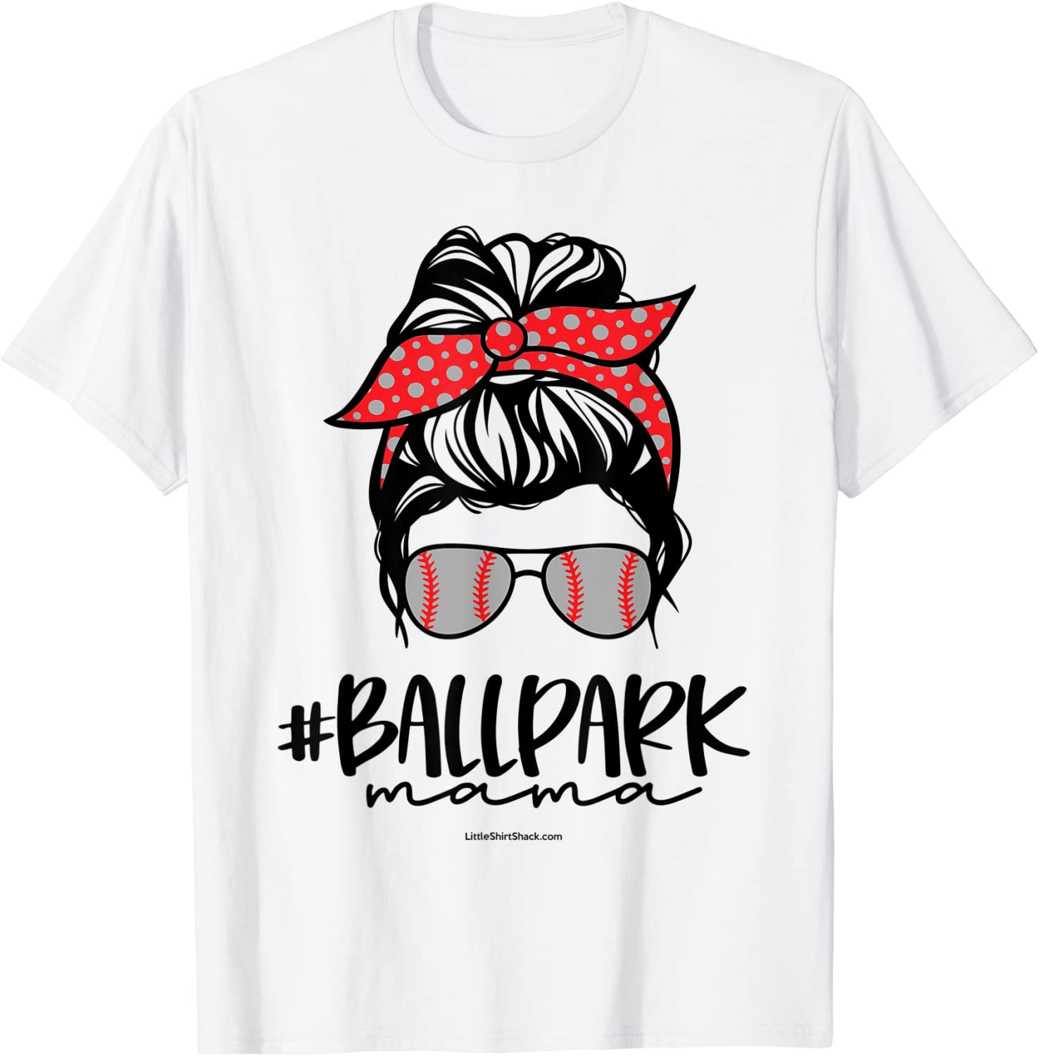 Ball Park Mama Baseball Softball Mothers Day Mom T-Shirt