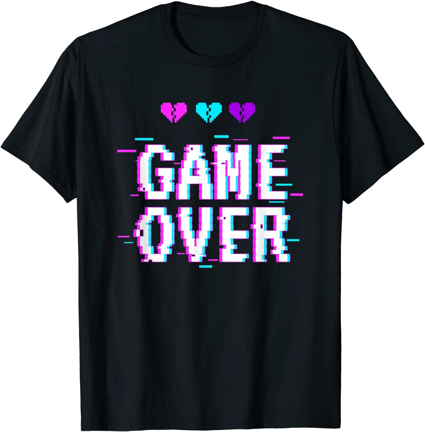 Yami Kawaii Game Over Pastel Goth Aesthetic Vaporwave T-Shirt