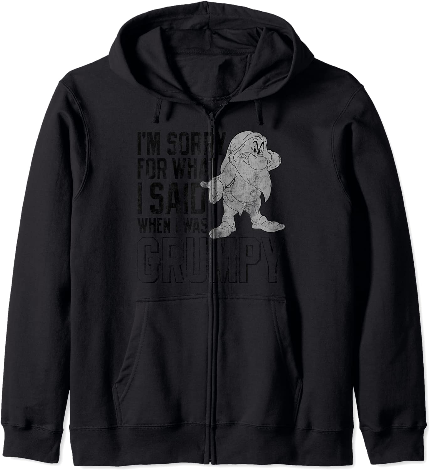 Disney Snow White Grumpy Im Sorry For What I Said Hoodie