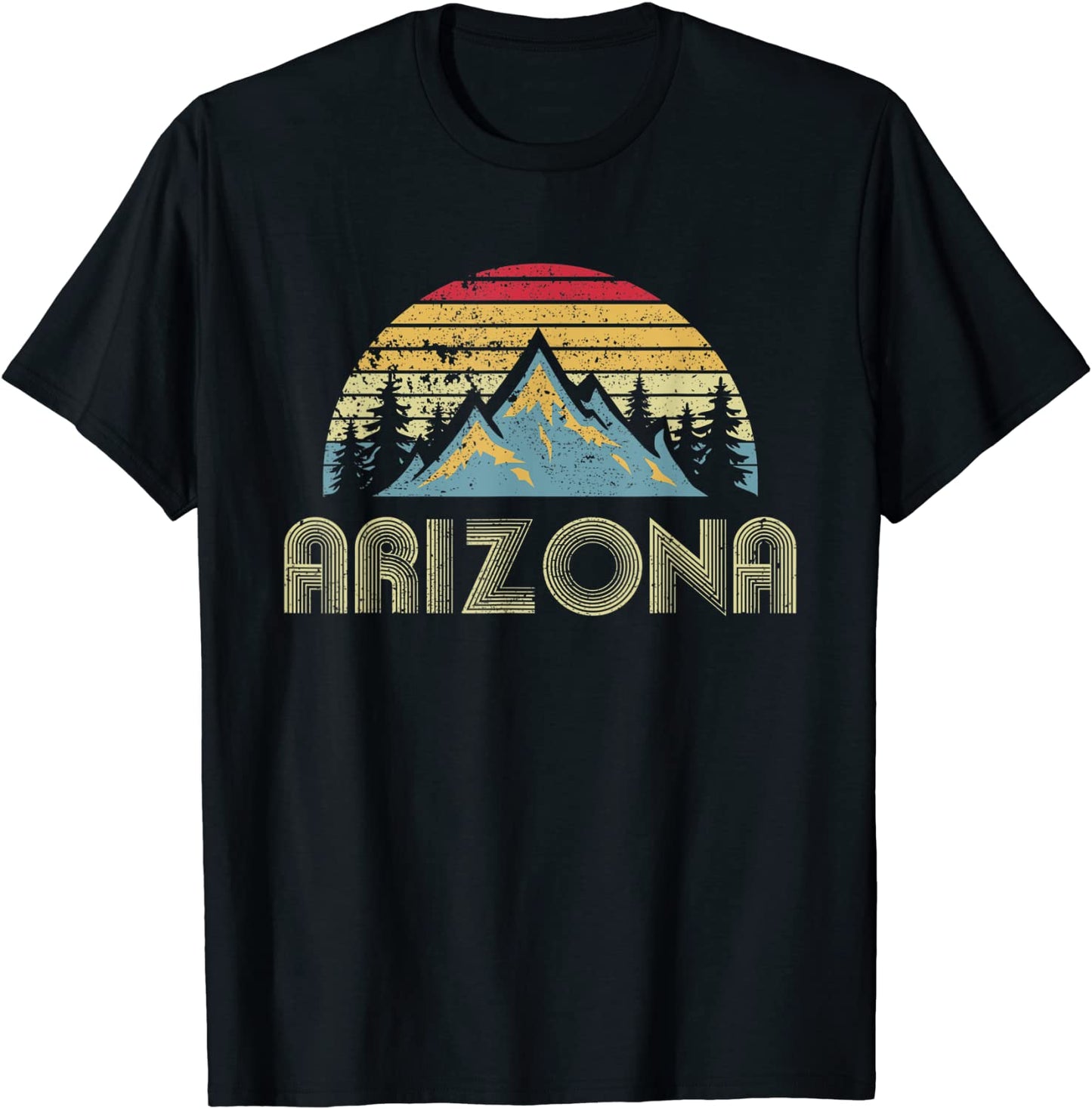 Arizona Tee - Retro Vintage Mountains Nature Hiking T Shirt