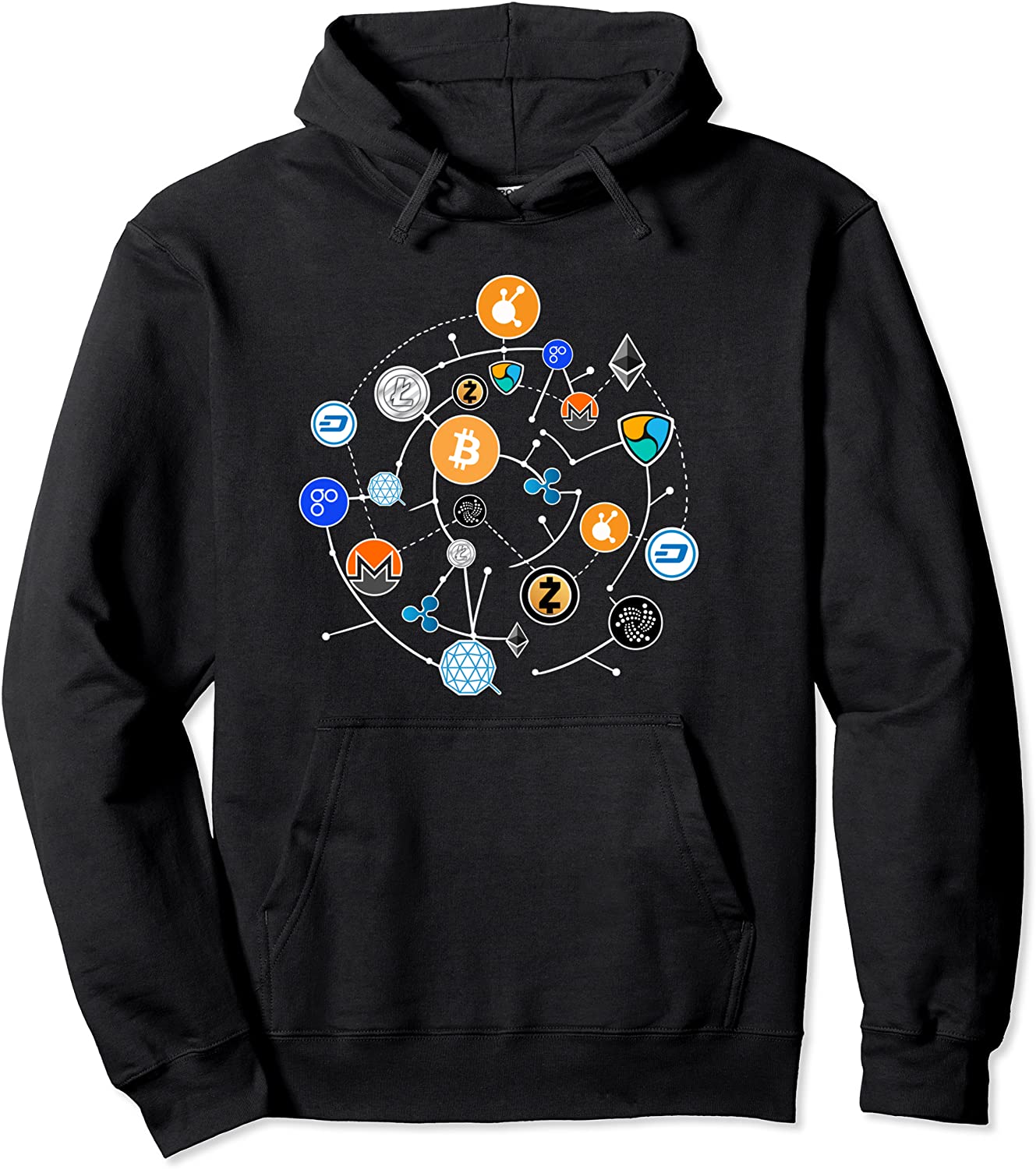 Cryptocurrency Hoodie Ethereum Bitcoin Litecoin Hoodie