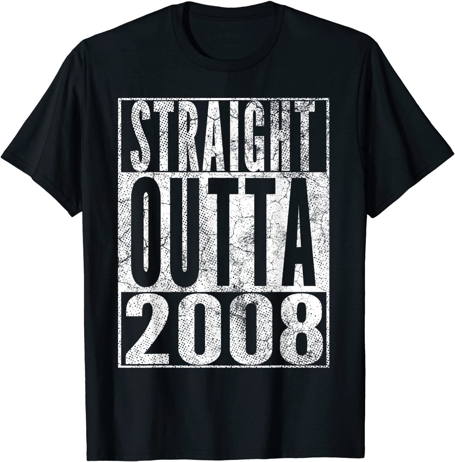 Straight Outta 2008 13th Birthday 13 Years Old Kids T-Shirt