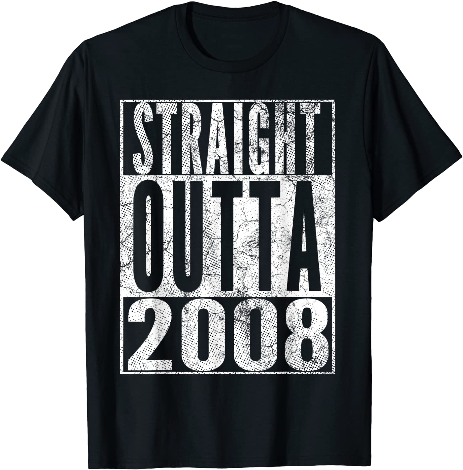 Straight Outta 2008 13th Birthday 13 Years Old Kids T-Shirt