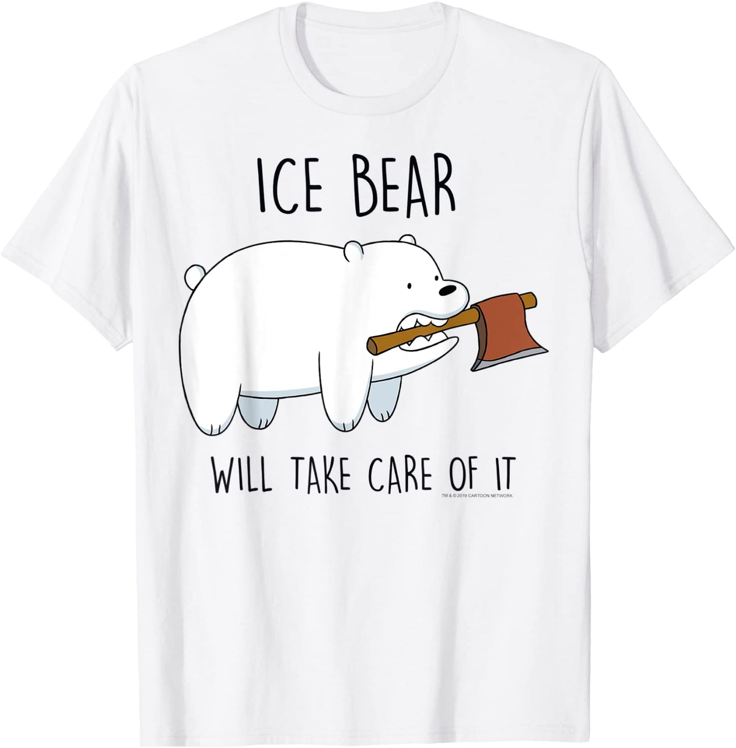 CN We Bare Bears Ice Bear Will Take Care Of It T-Shirt