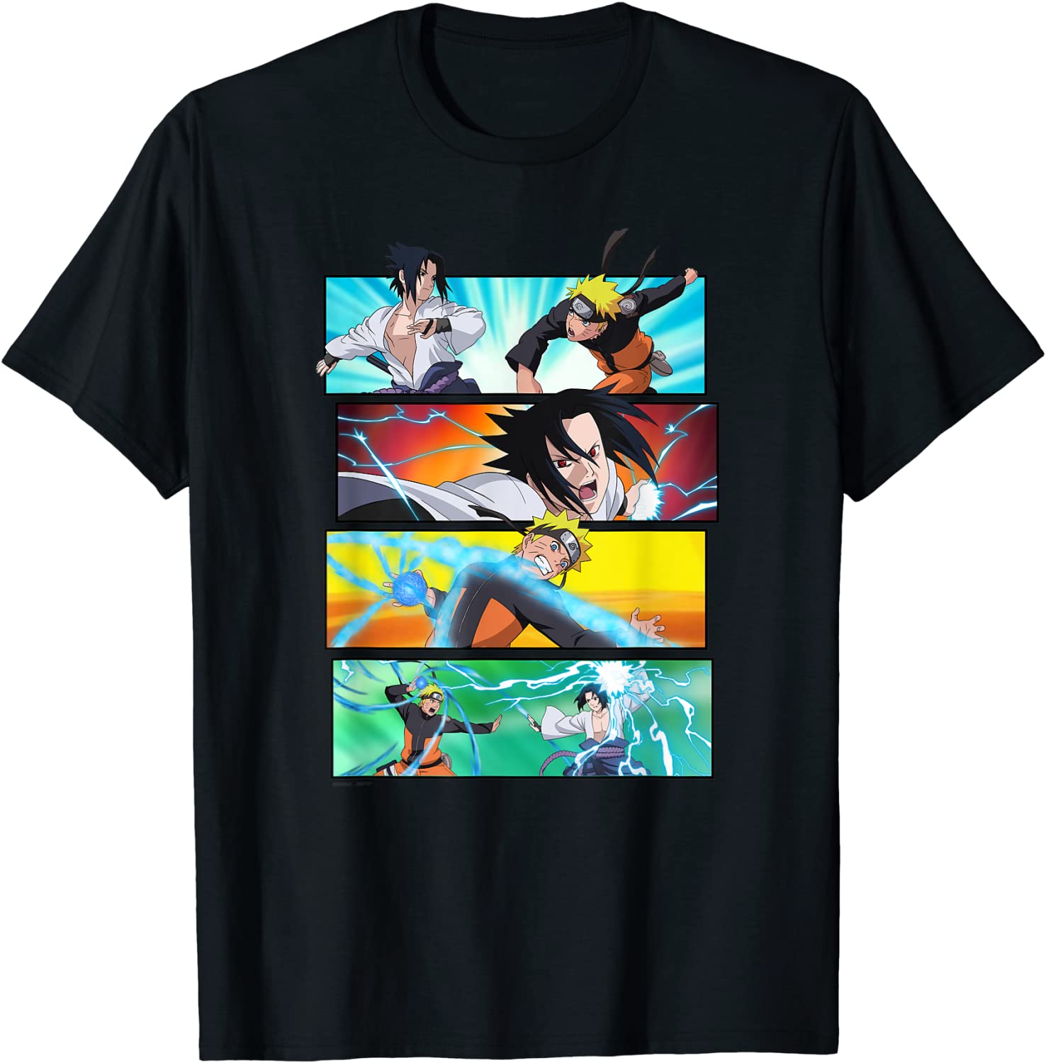 Naruto Shippuden Naruto vs Sasuke T-Shirt