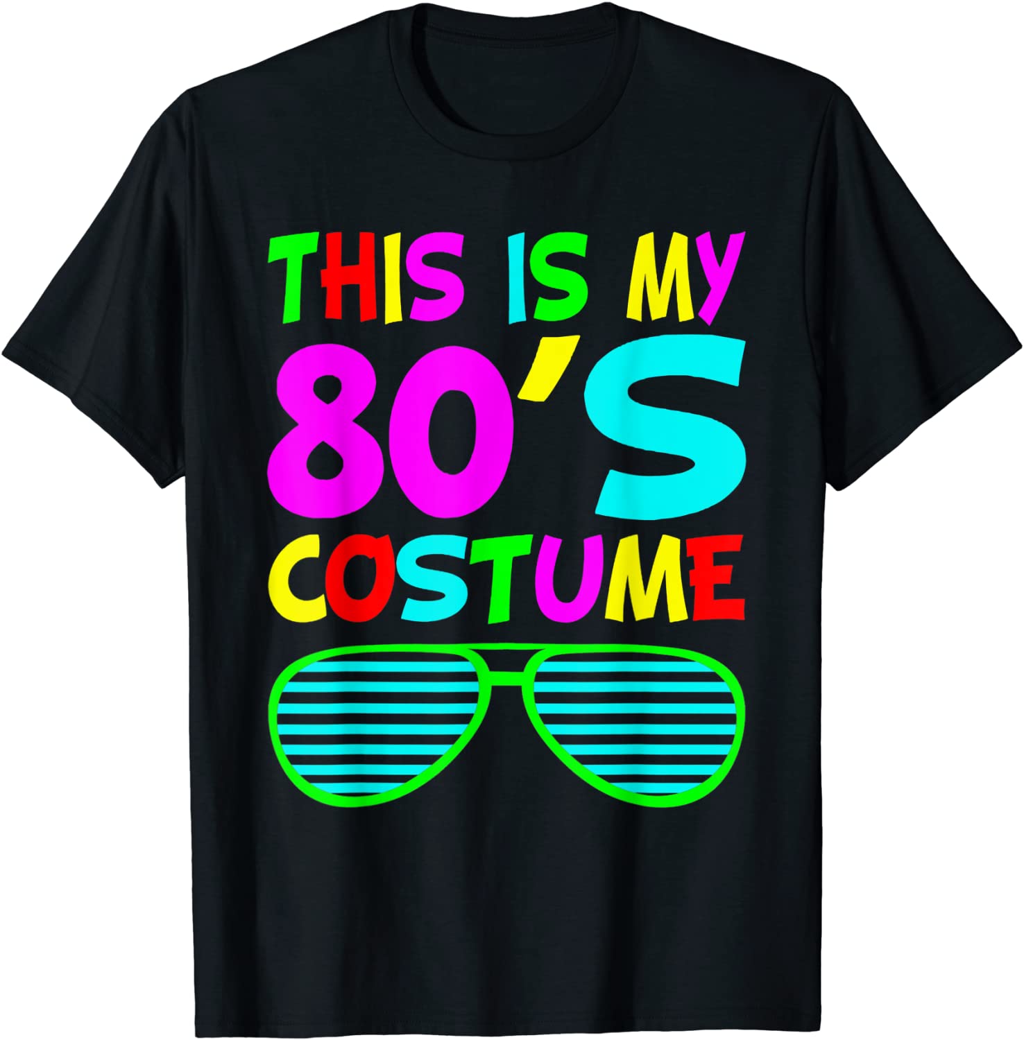 This Is My 80s Costume T-Shirt 80s 90s Party T-Shirt
