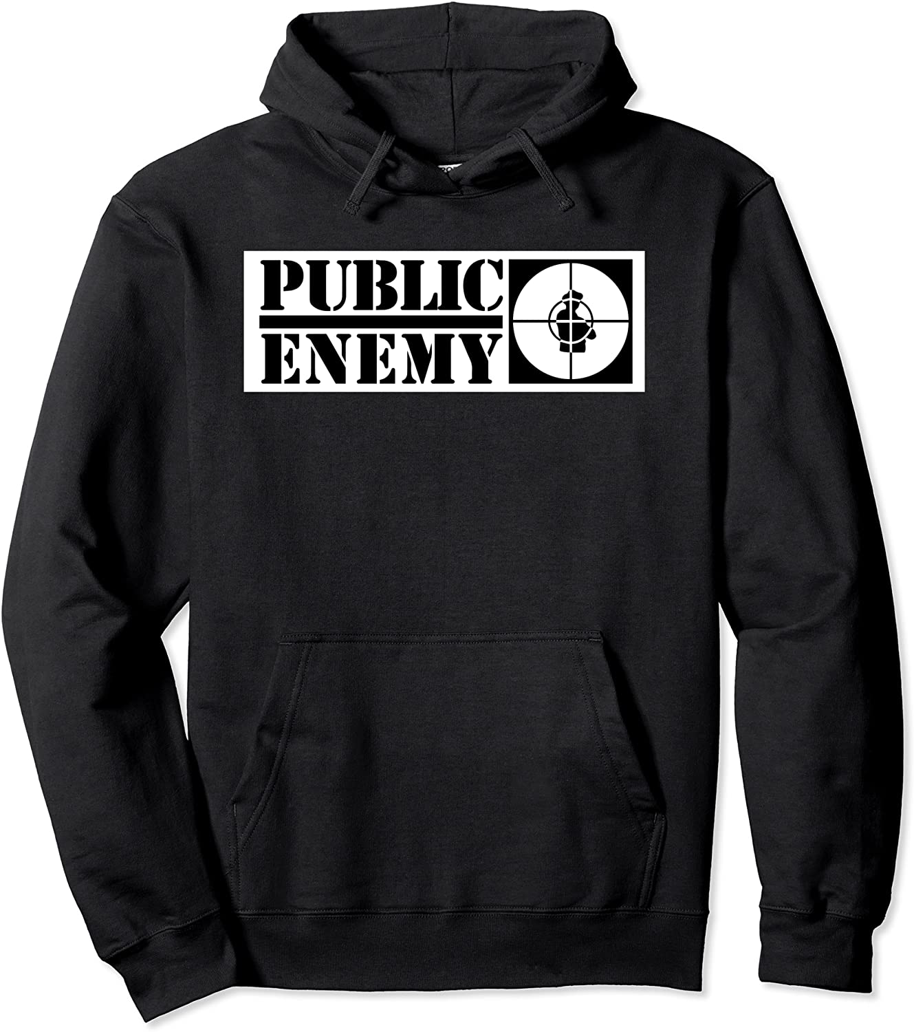 Public Enemy Long Logo Pullover Hoodie