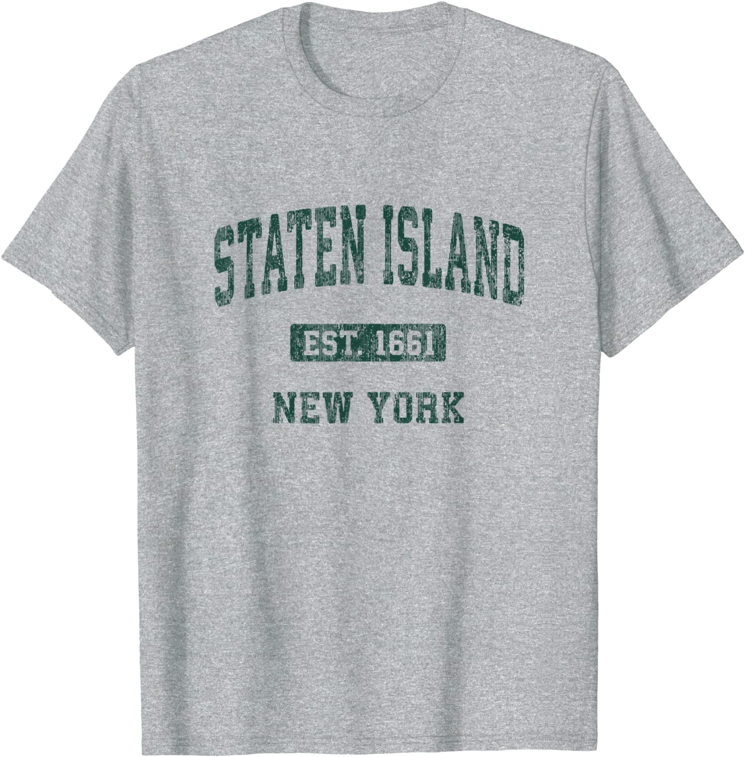 Staten Island New York NY Vintage Athletic Sports Design T-Shirt