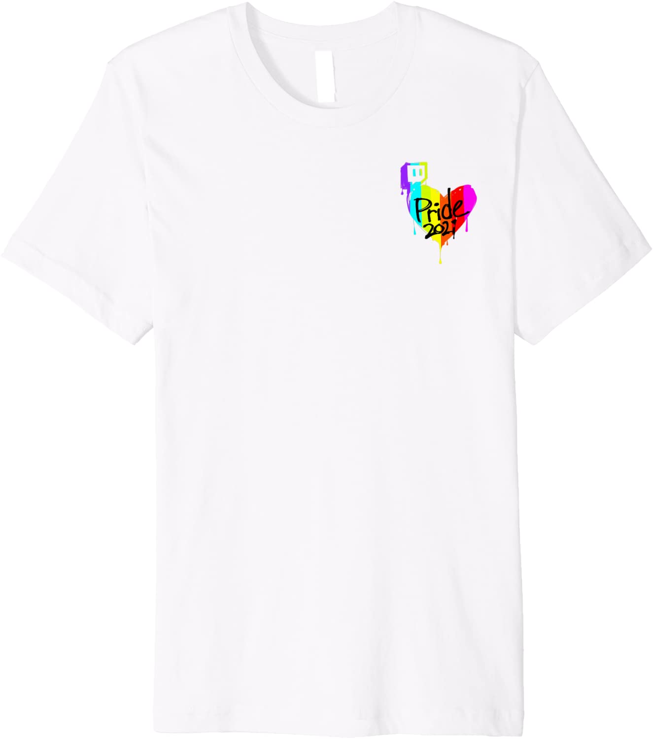 Twitch Pride 2021 White Premium T-Shirt