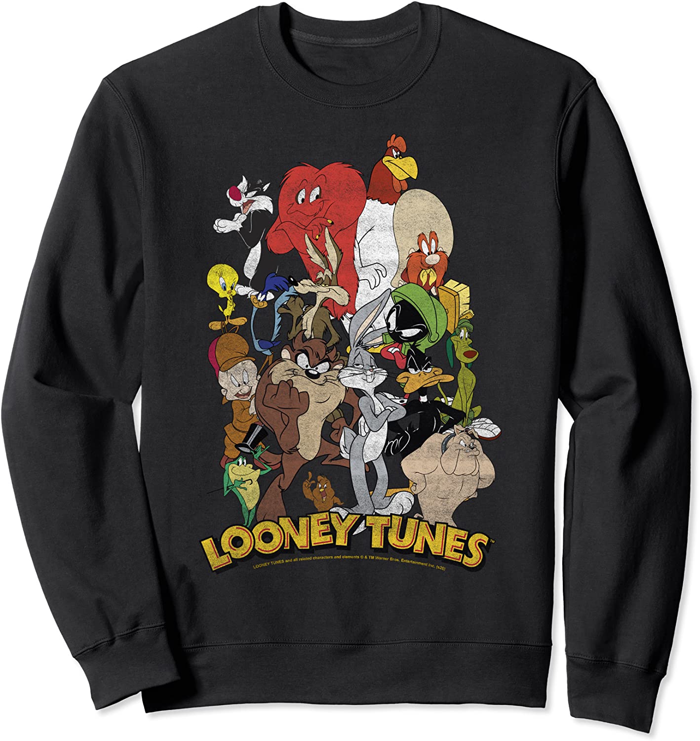 Looney Tunes Character Stack Group Shot Sweatshirt
