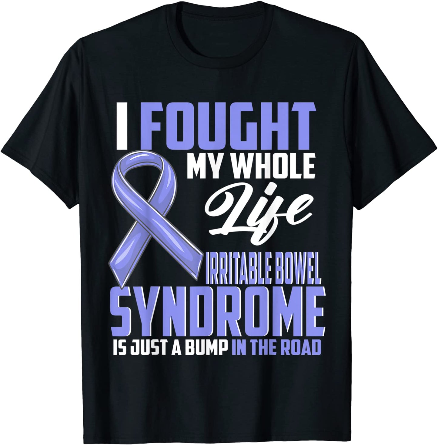 Irritable Bowel Syndrome Awareness IBS Related Periwinkle Ri T-Shirt