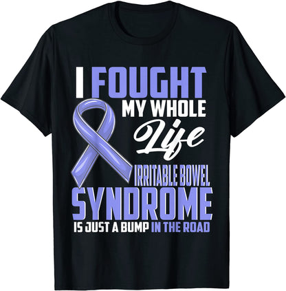 Irritable Bowel Syndrome Awareness IBS Related Periwinkle Ri T-Shirt
