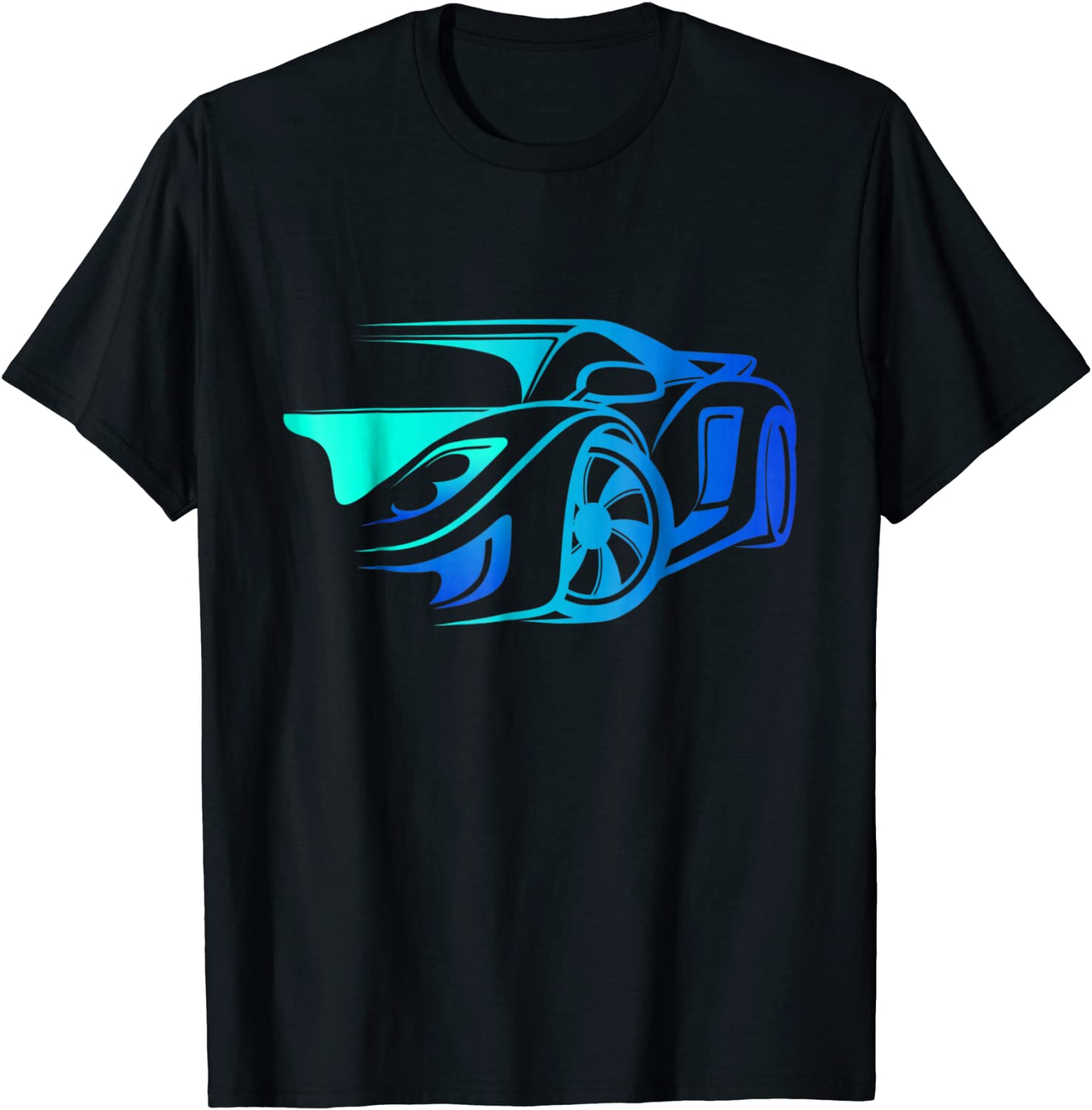 Exotic Car Supercharge Turbo Sports Car T- Shirt