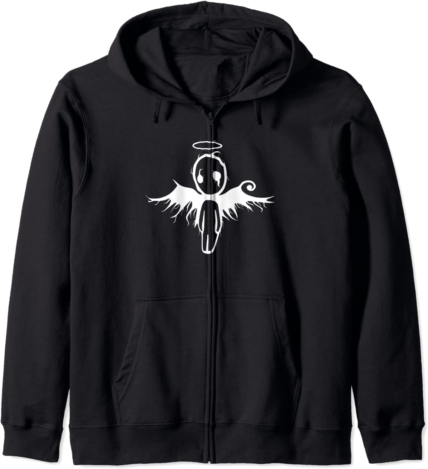 Cute Sad Emo Angel Hoodie