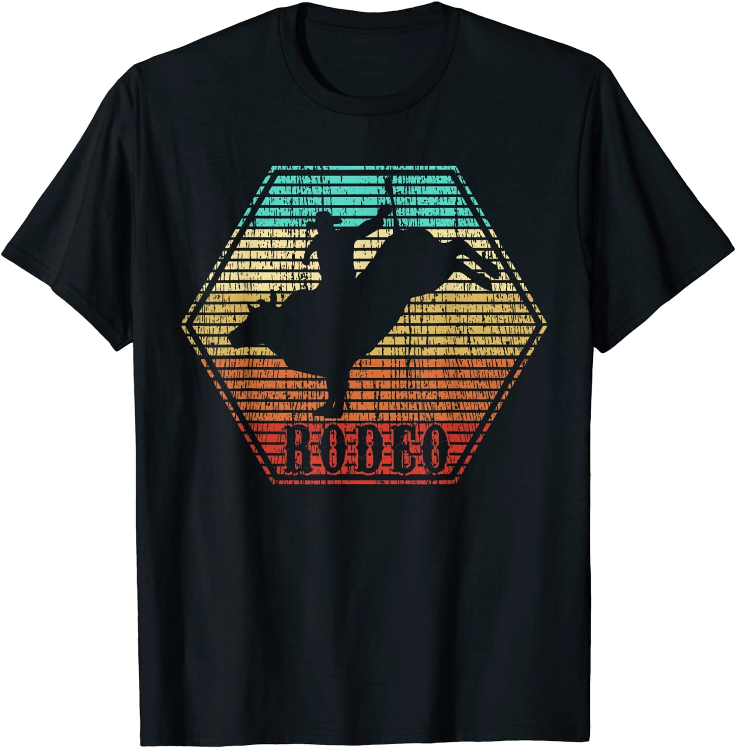 Rodeo Bull Riding Vintage Cowboy Gift T-Shirt