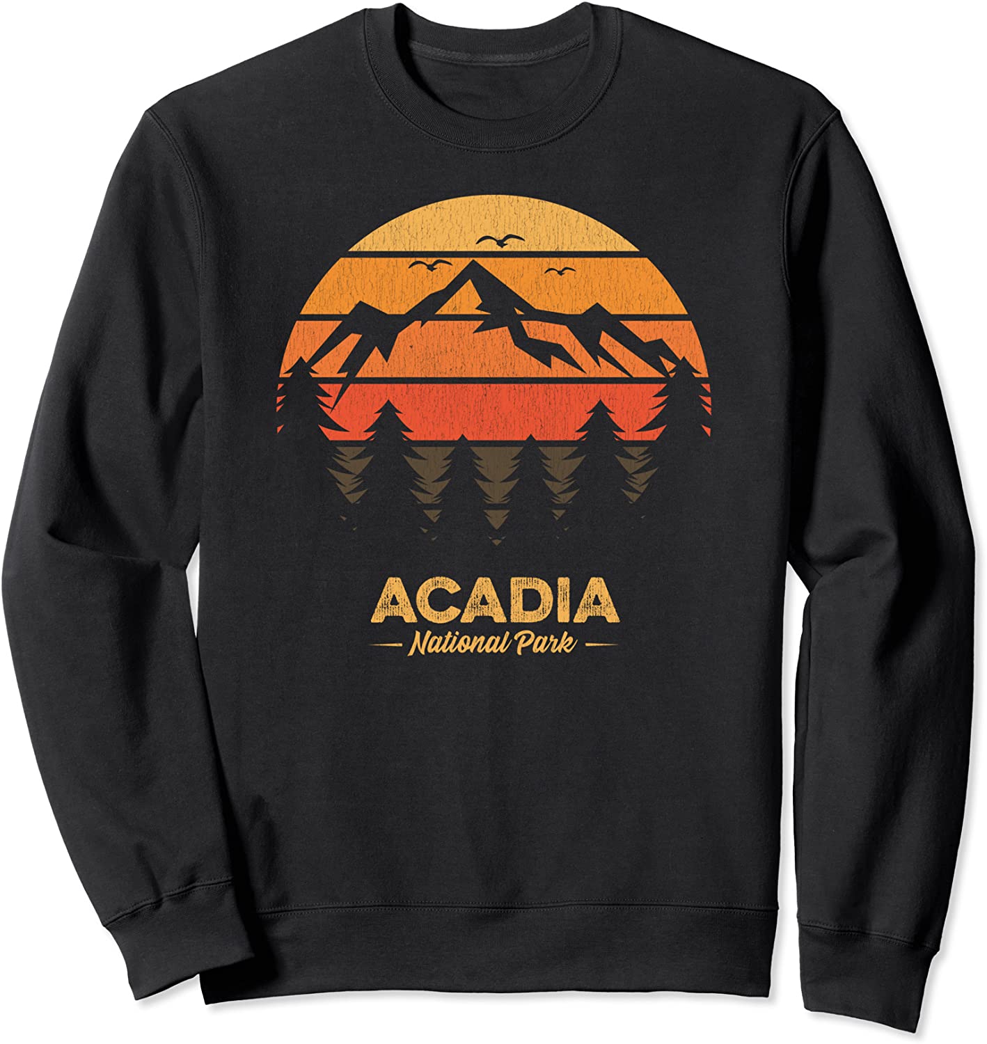 Acadia National Park Shirt Retro Vintage Souvenir Gift Sweatshirt