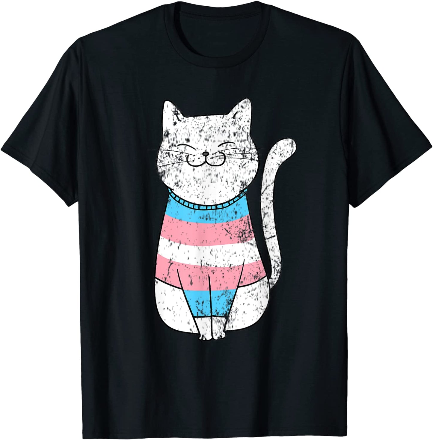Transgender Cat Kitten Trans LGBTQ Transsexual Pride Month T-Shirt