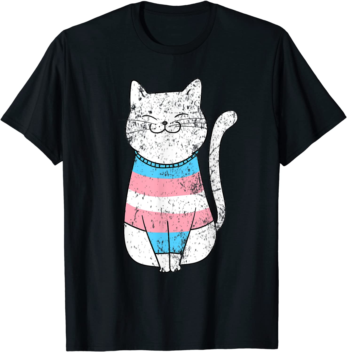 Transgender Cat Kitten Trans LGBTQ Transsexual Pride Month T-Shirt