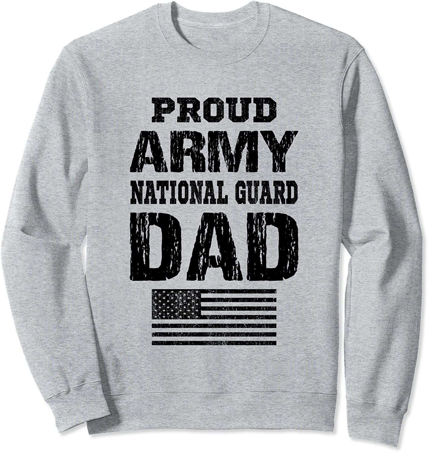 Vintage Proud Army National Guard Dad US Military Gift Sweatshirt