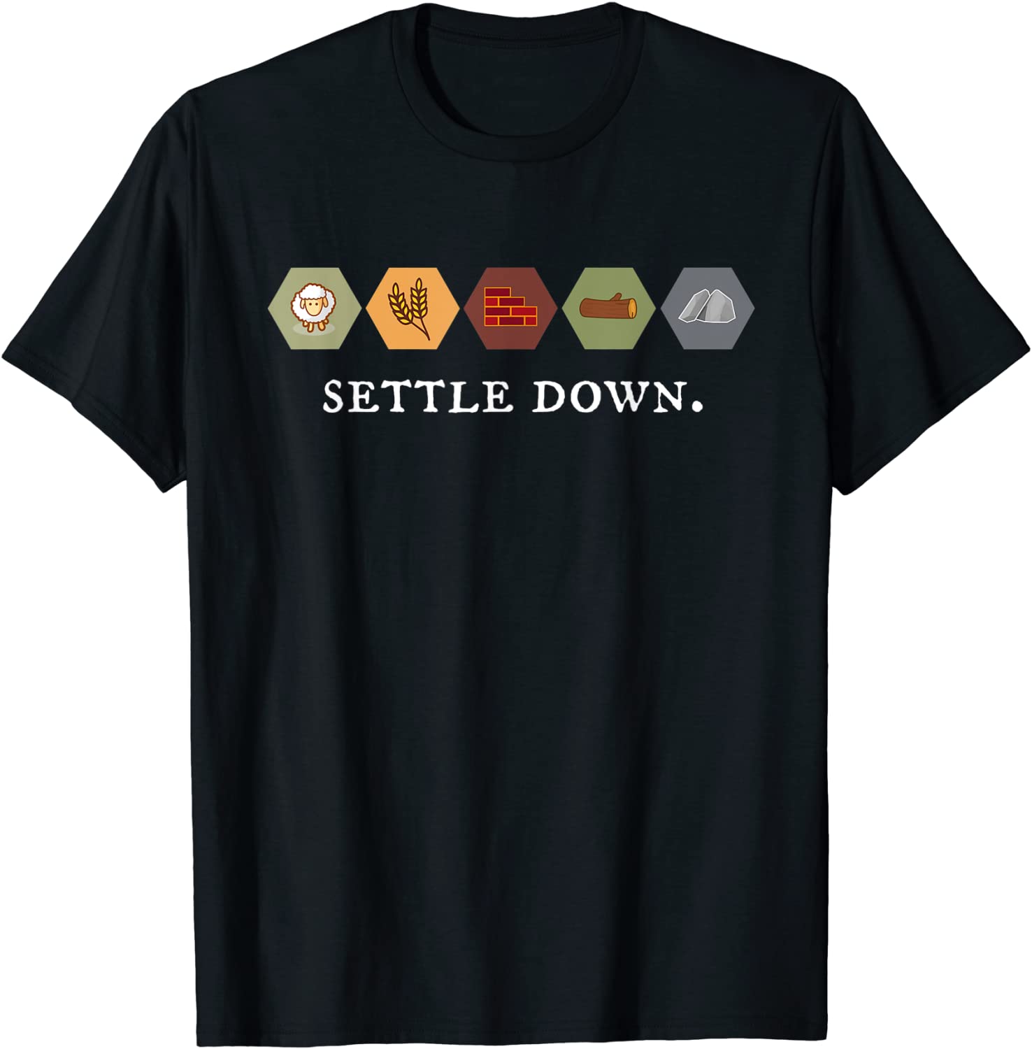 Settle Down Board Game Night Shirt T-Shirt