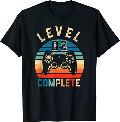 Level 2 Complete Vintage T-Shirt Celebrate 2nd Wedding