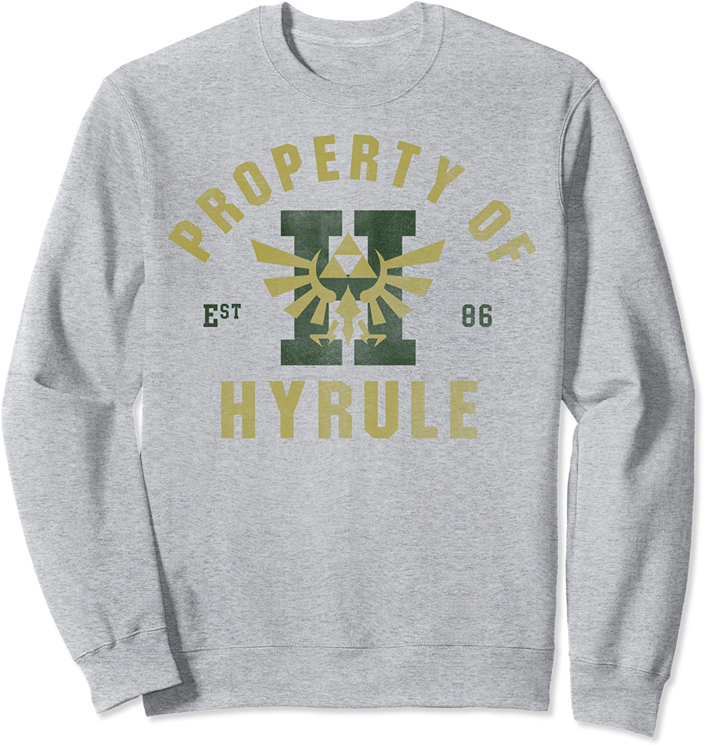 Legend Of Zelda Property of Hyrule EST 1986 University Logo Sweatshirt