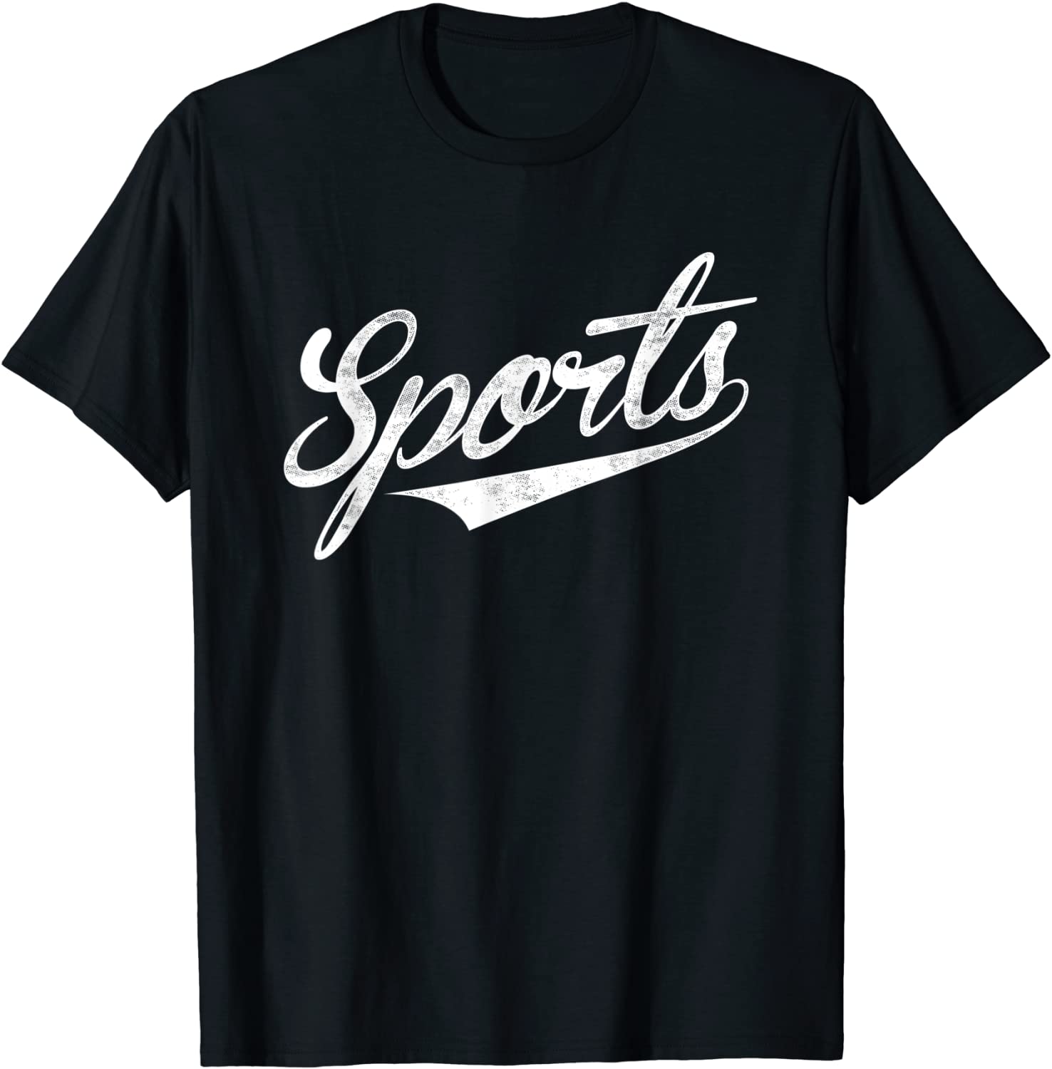 The word Sports t-shirt A shirt that says Sports