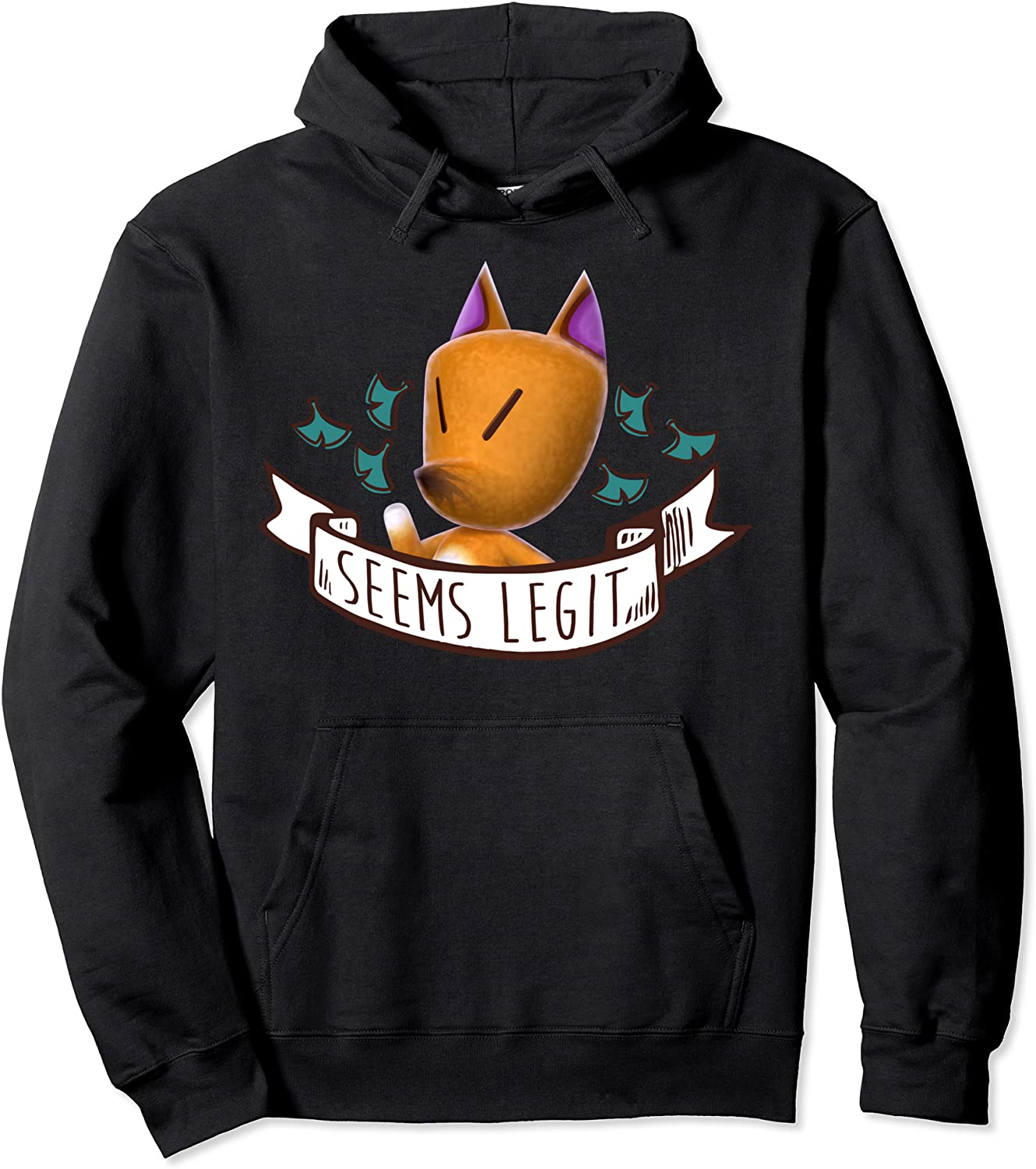 Nintendo Animal Crossing Redd Seems Legit Graphic Hoodie