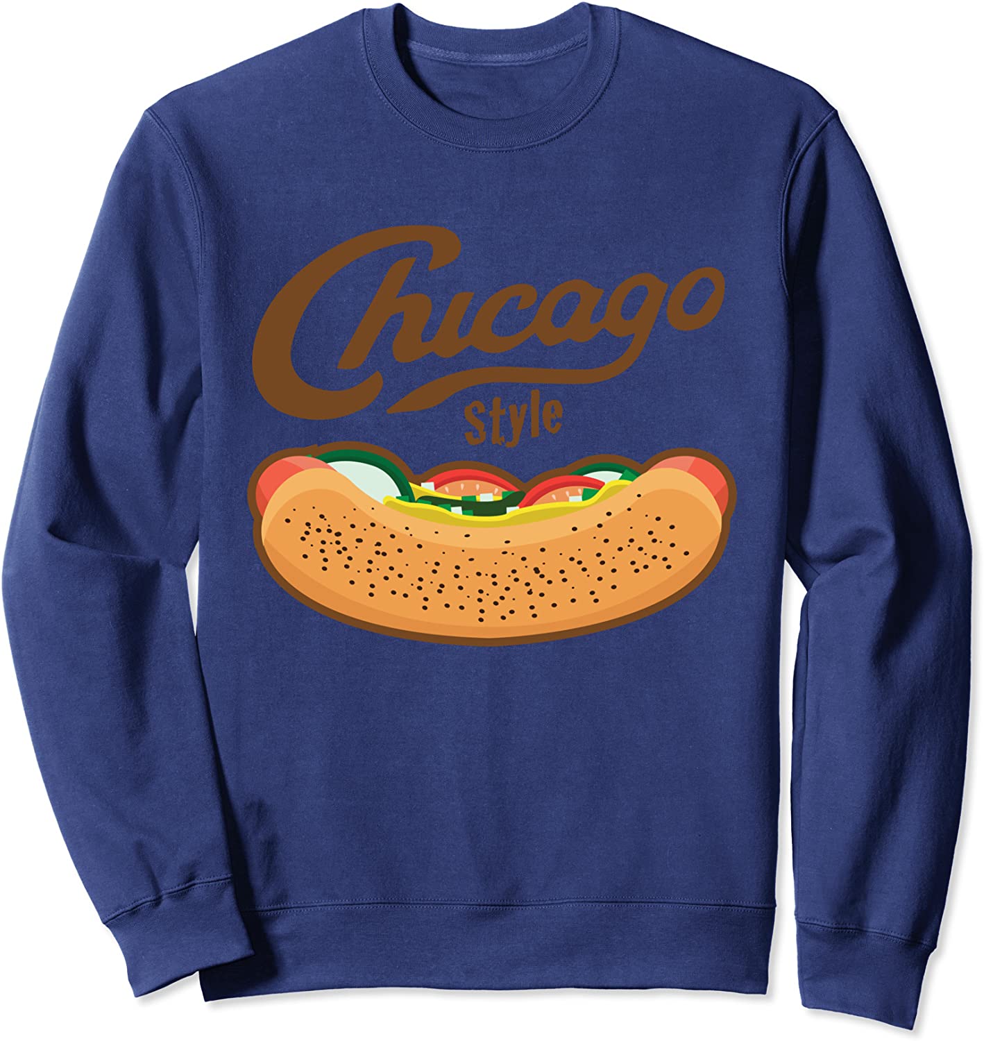 Chicago Style Hot Dog Sweatshirt