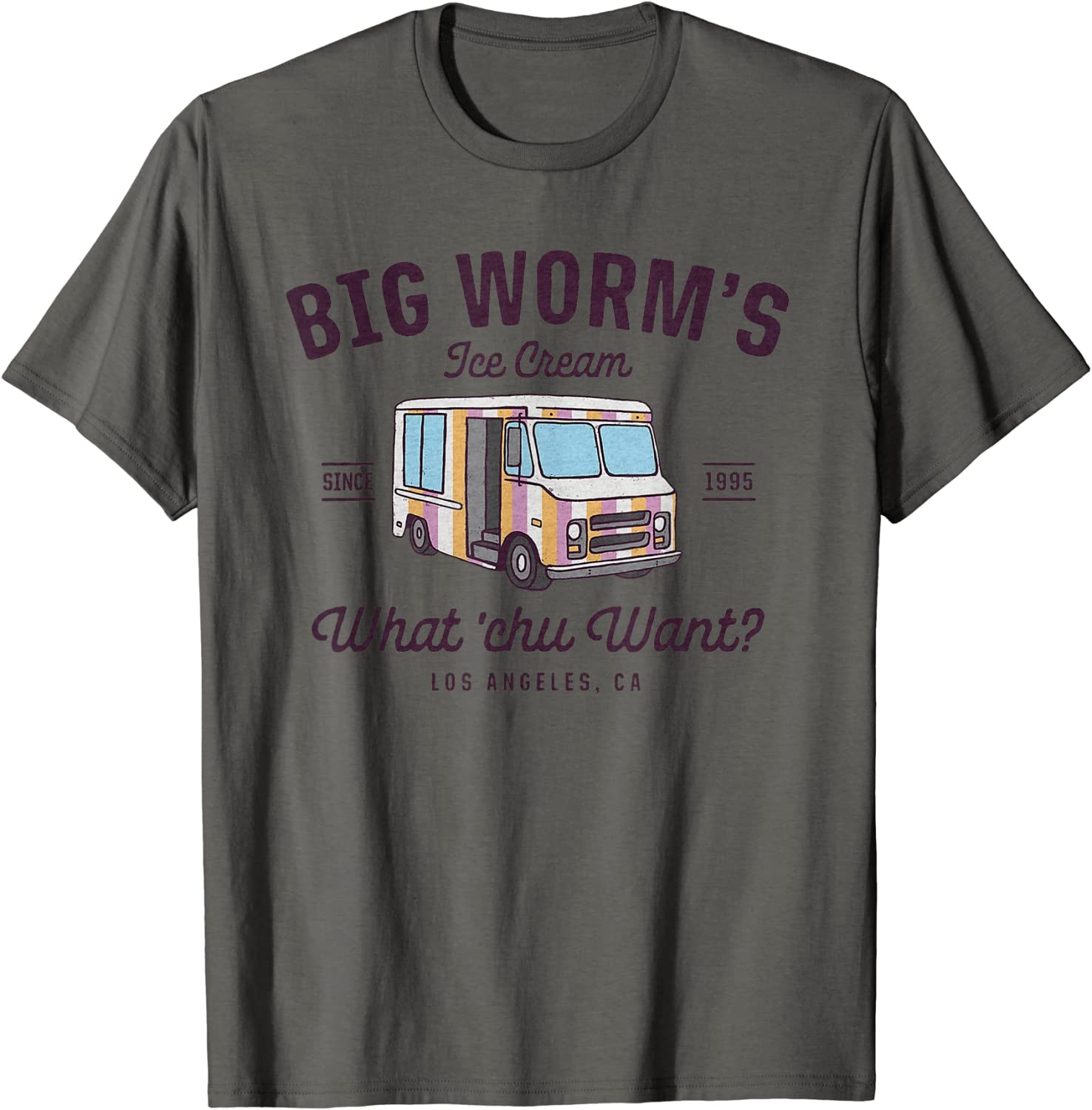 Big Worms Ice Cream What chu Want T-Shirt