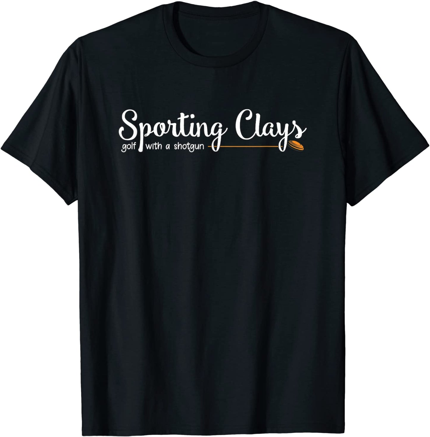 Sporting Clays Golf With Gun Clay Shooting Sport T-Shirt