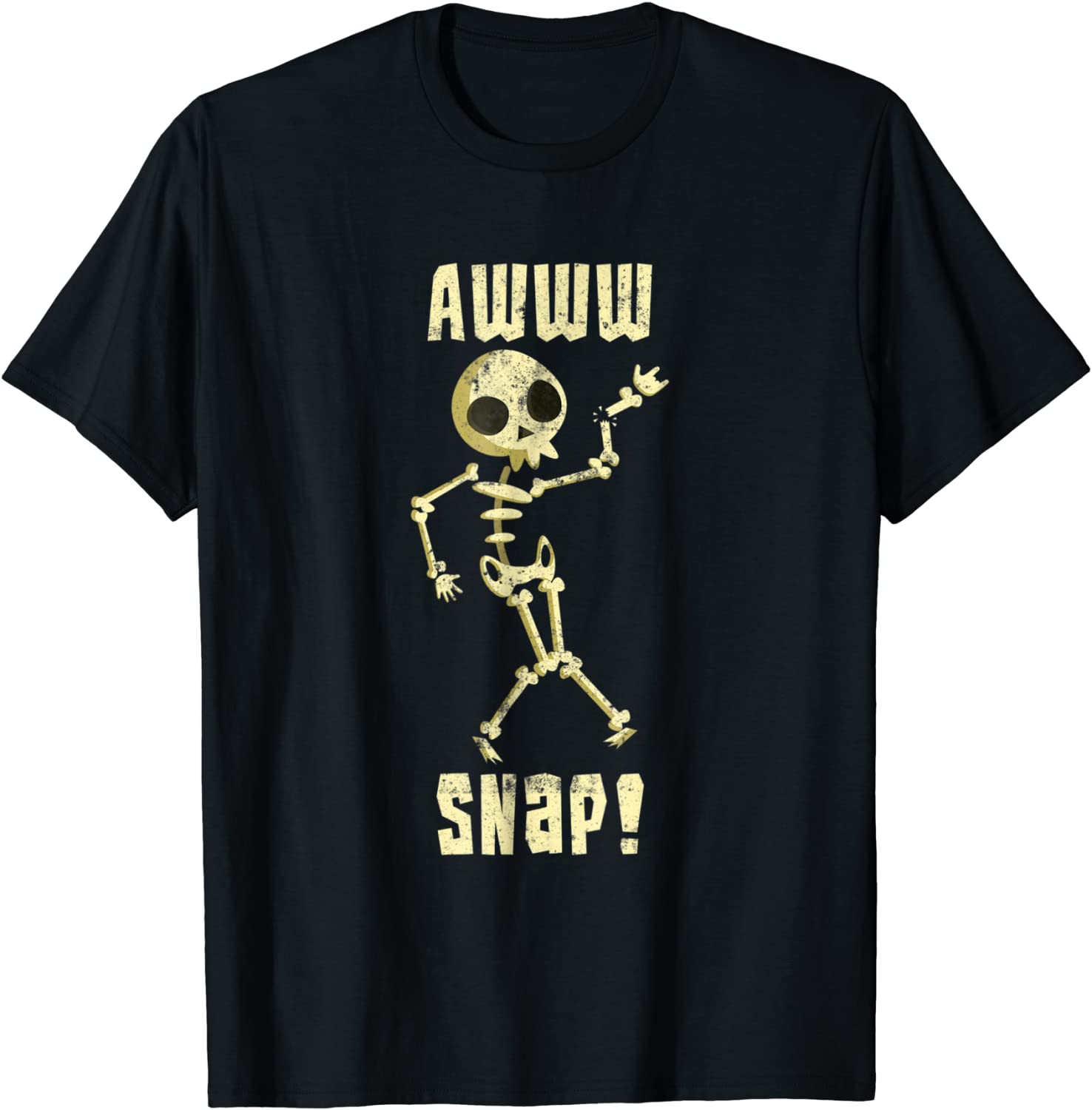 Funny Broken Arm Shirt Awww Snap Skeleton Broken Bone