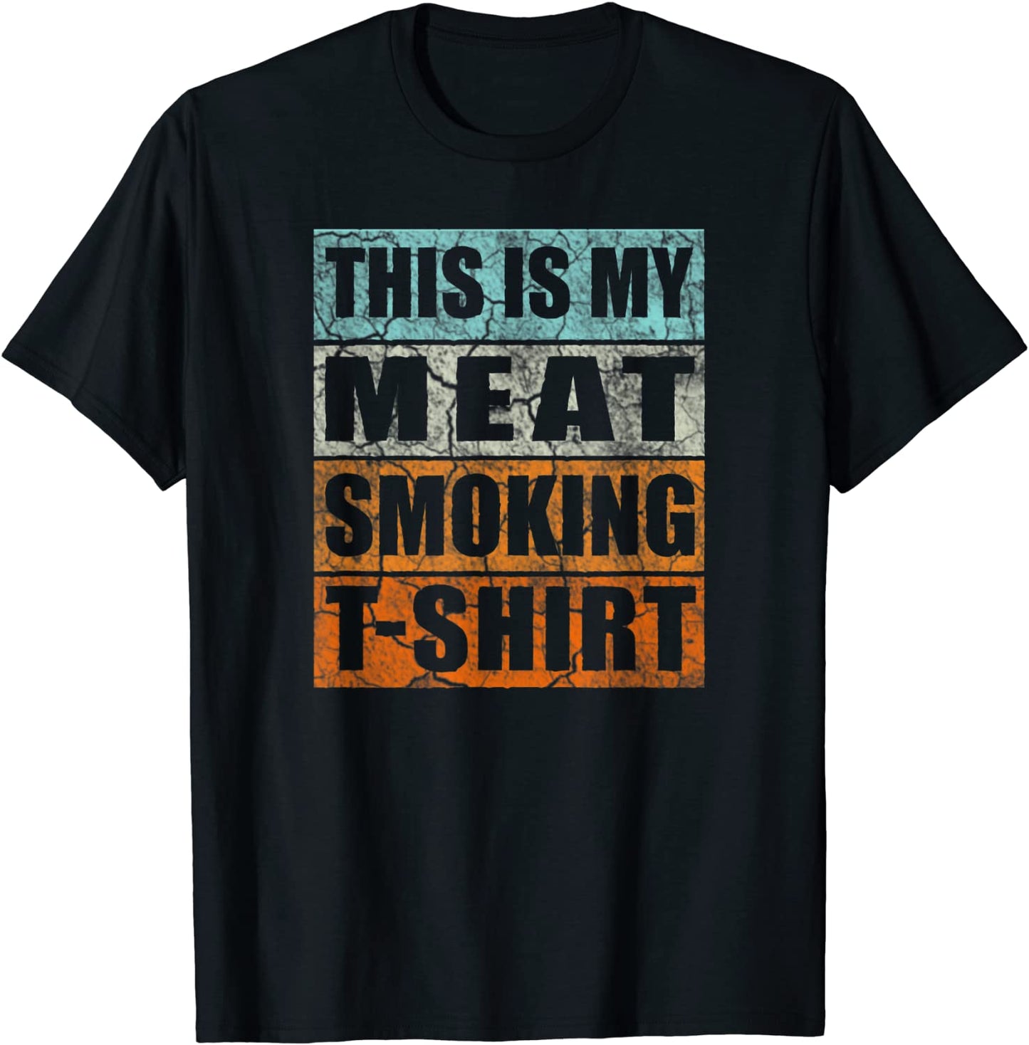 BBQ Smoker Themed Retro - Vintage My Meat Smoking T-Shirt