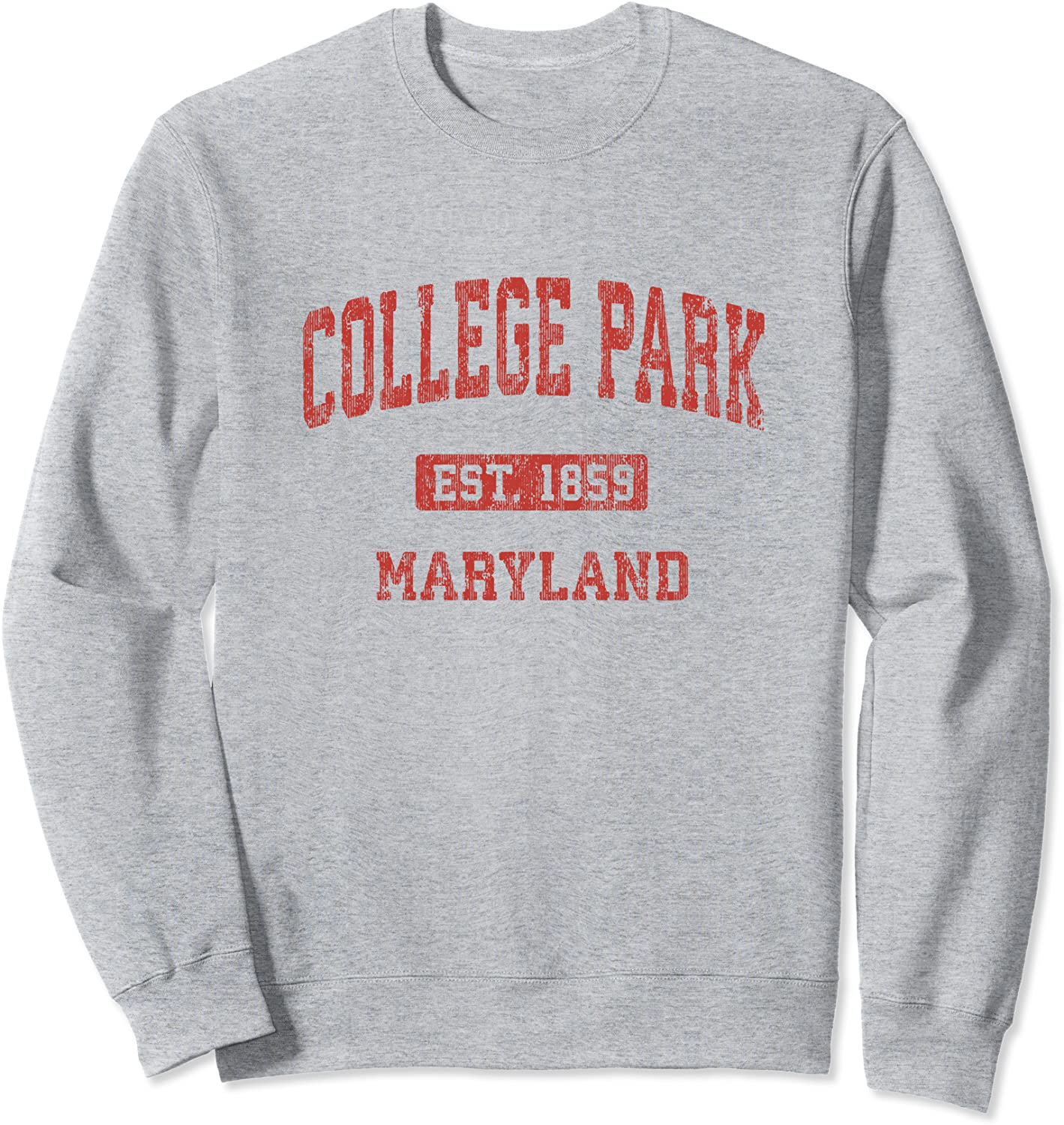 College Park Maryland MD Vintage Athletic Sports Design Sweatshirt
