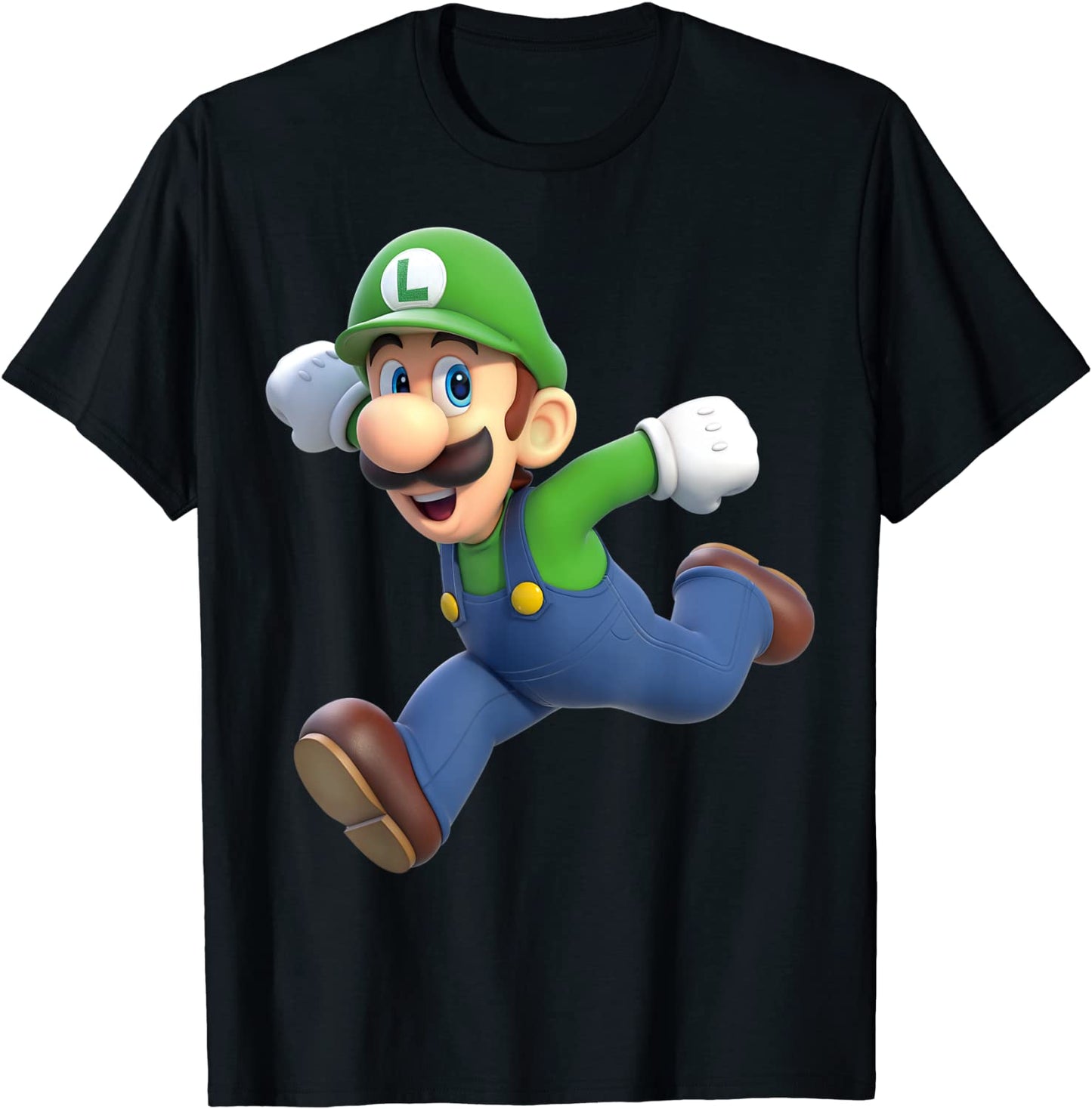 Super Mario Luigi 3D Poster T-Shirt