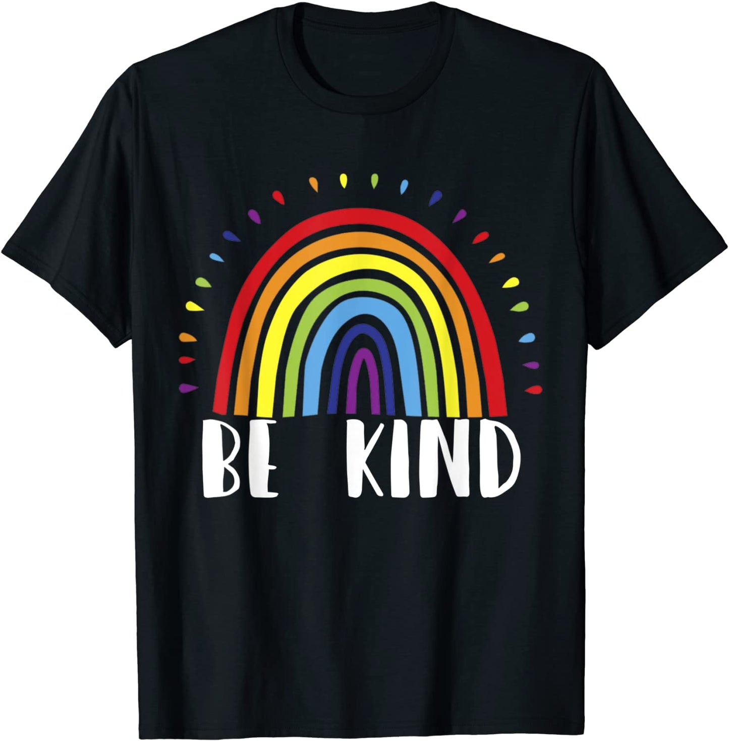 Rainbow Be Kind Movement Shirt - Mens Womens Kids T-Shirt