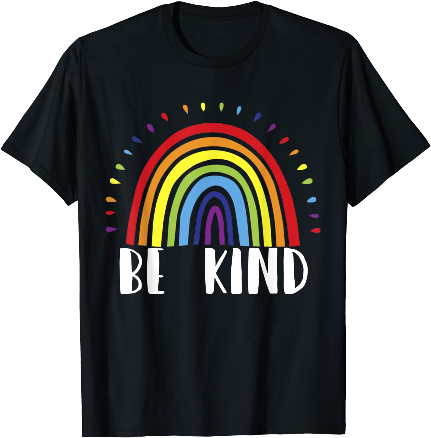 Rainbow Be Kind Movement Shirt - Mens Womens Kids T-Shirt