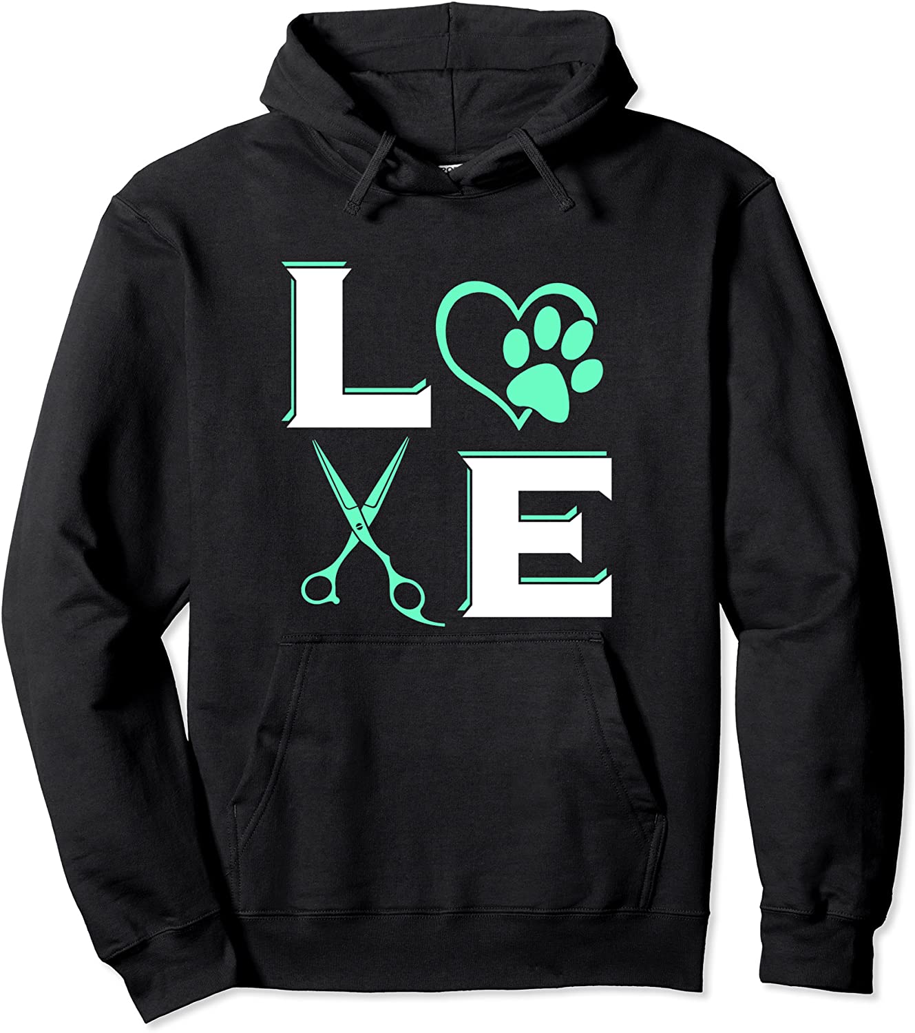 DOG Pet Grooming Stylist Cute Groomer Gift Veterinarian Tech Pullover Hoodie
