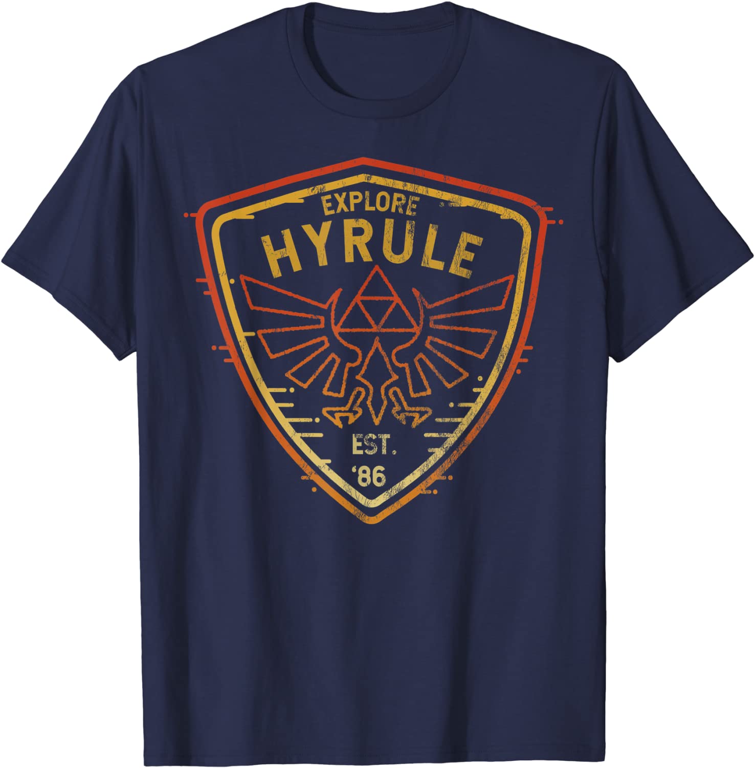 Zelda Explore Hyrule Patch T-Shirt