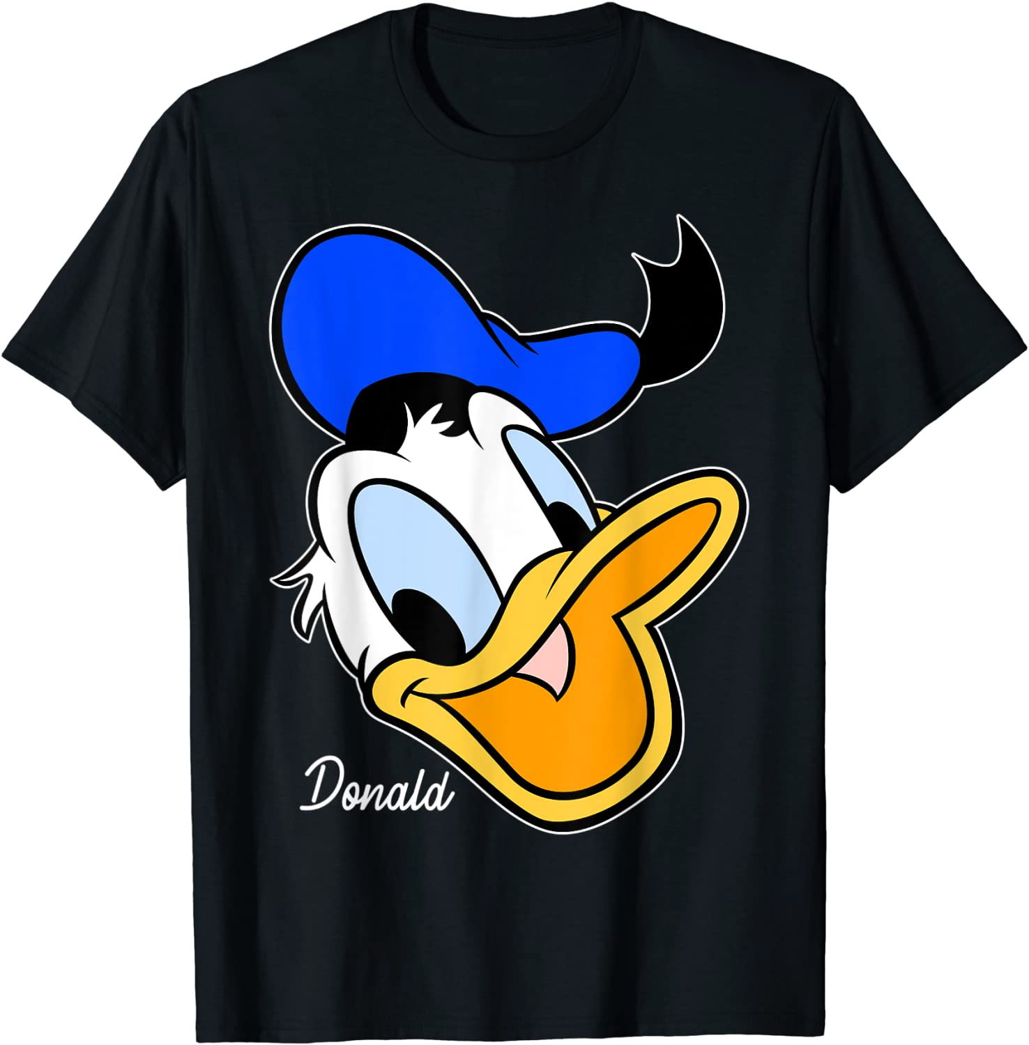 Disney Mickey And Friends Donald Duck Big Face T-Shirt